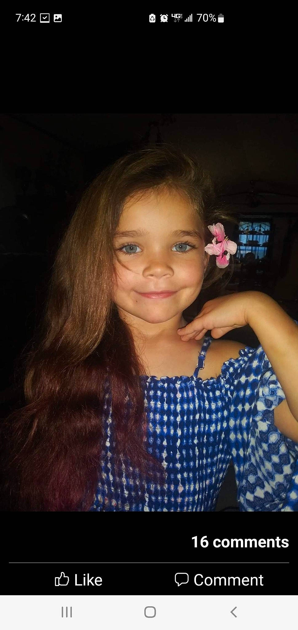 Jazelle is registered to the contest to win money with this photo: brown_hair, cheek, chin, electric_blue, eyebrow, eyelash, facial_expression, flash_photography, fun, gesture, happy, iris, jewellery, joy, lip, long_hair, magenta, pattern, person, skin