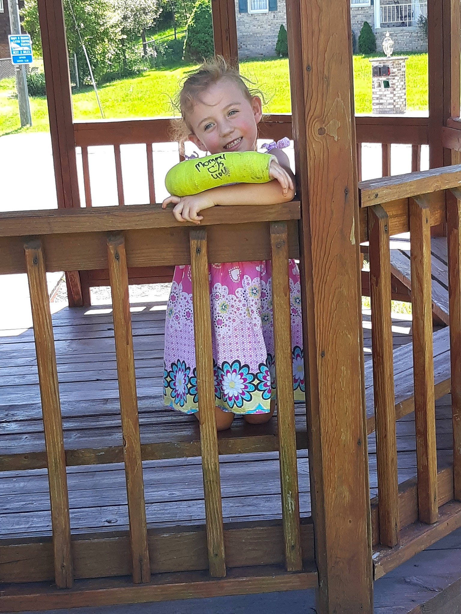 Maia is registered to the contest to win money with this photo: child, joy, person, play, product, toddler, wood