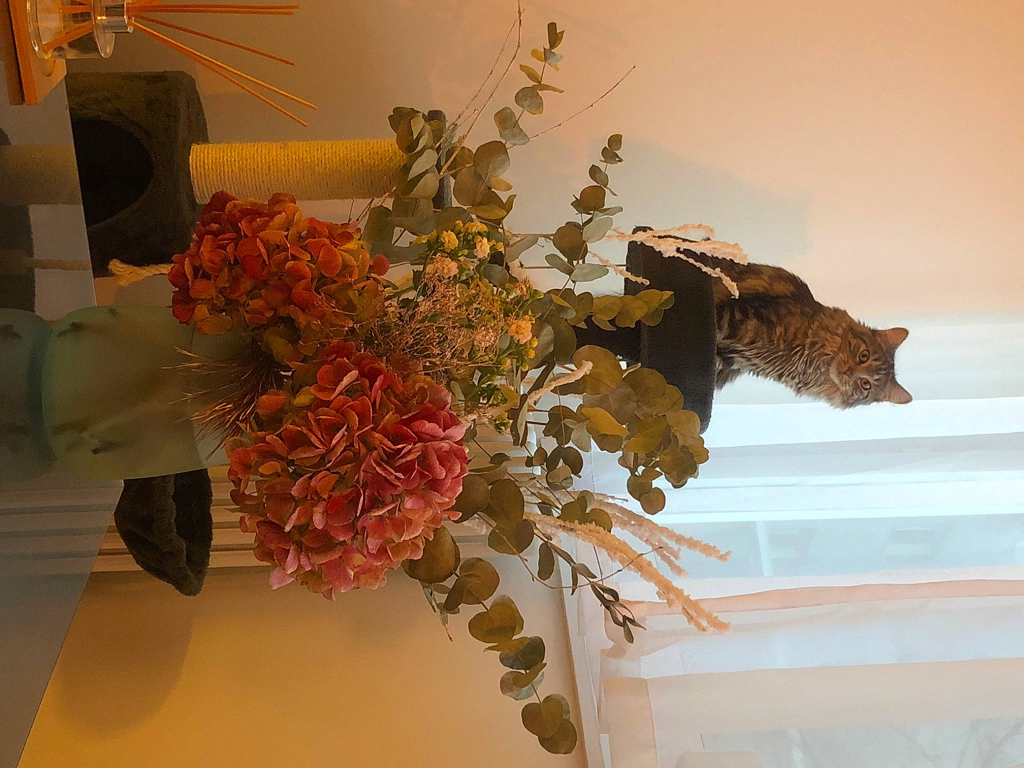 Pollen a rejoint le concours — aidez-le/la à gagner de superbes lots ! art, artifact, artificial_flower, bouquet, creative_arts, cut_flowers, floral_design, floristry, flower, flower_arranging, flowering_plant, flowerpot, houseplant, interior_design, petal, plant, twig, vase, window, wood