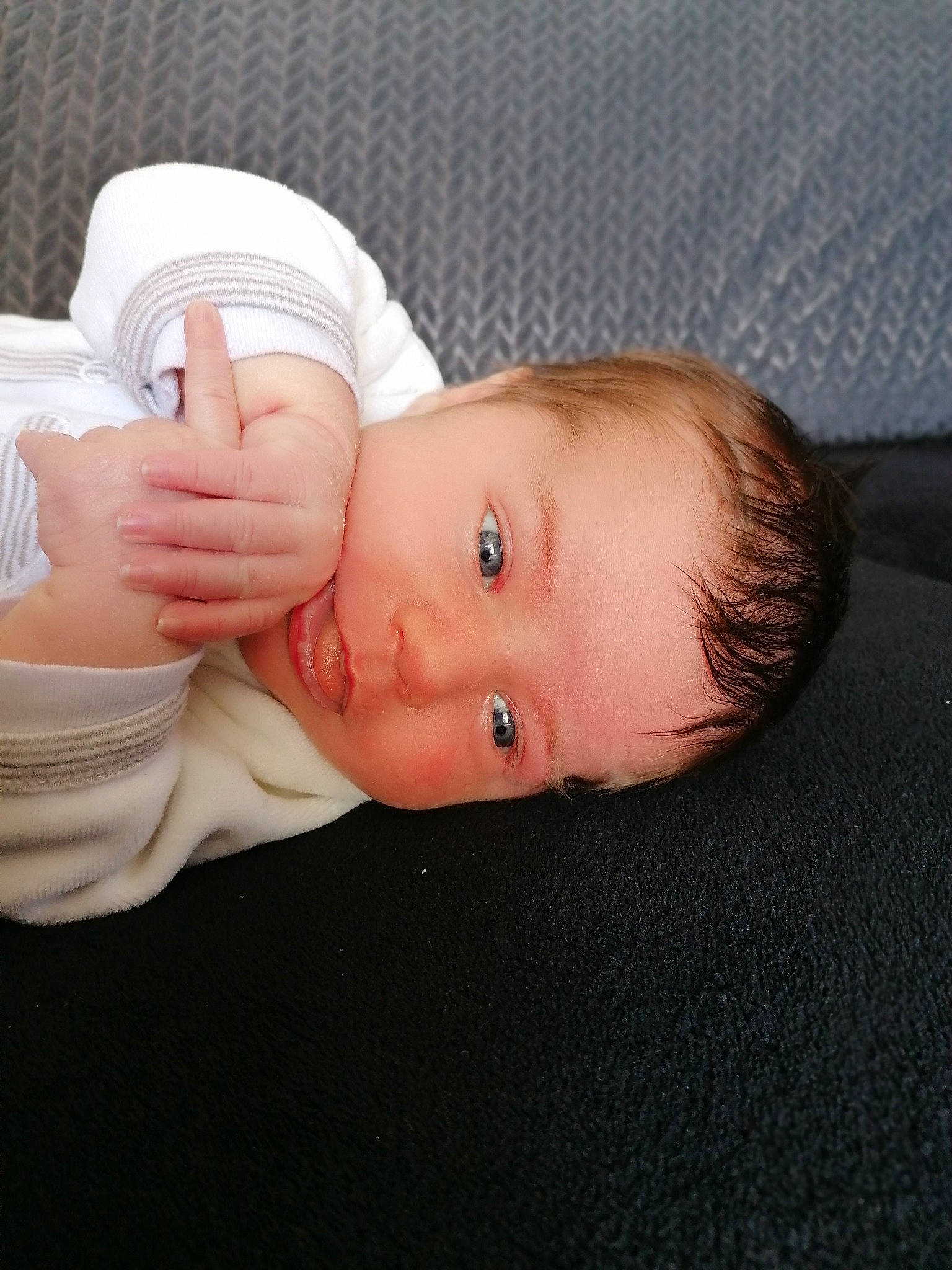 Haylie participe au concours pour gagner de l'argent avec cette photo : baby, baby_products, cheek, child, drinkware, ear, eye, hand, head, mouth, nose, person, product, skin, toddler