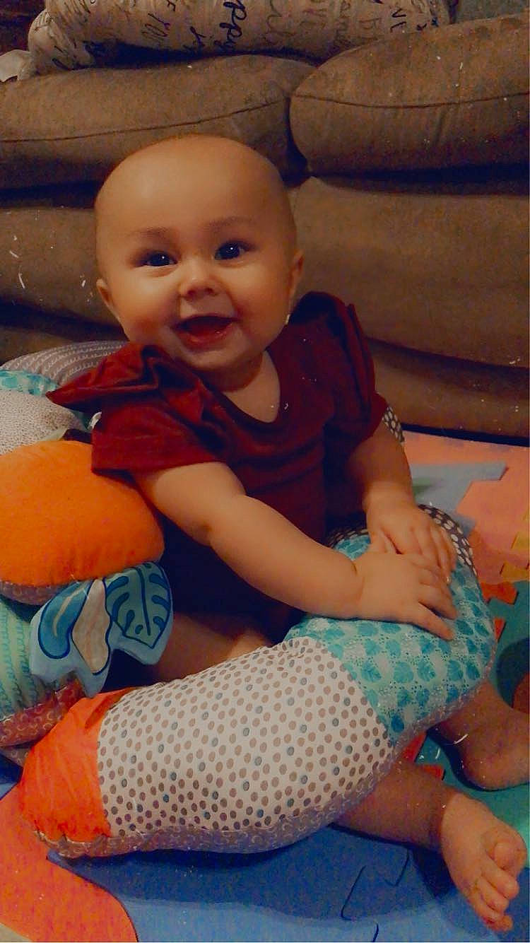 Layla Grace joined the competition — help win amazing prizes! baby, child, person, sitting, toddler