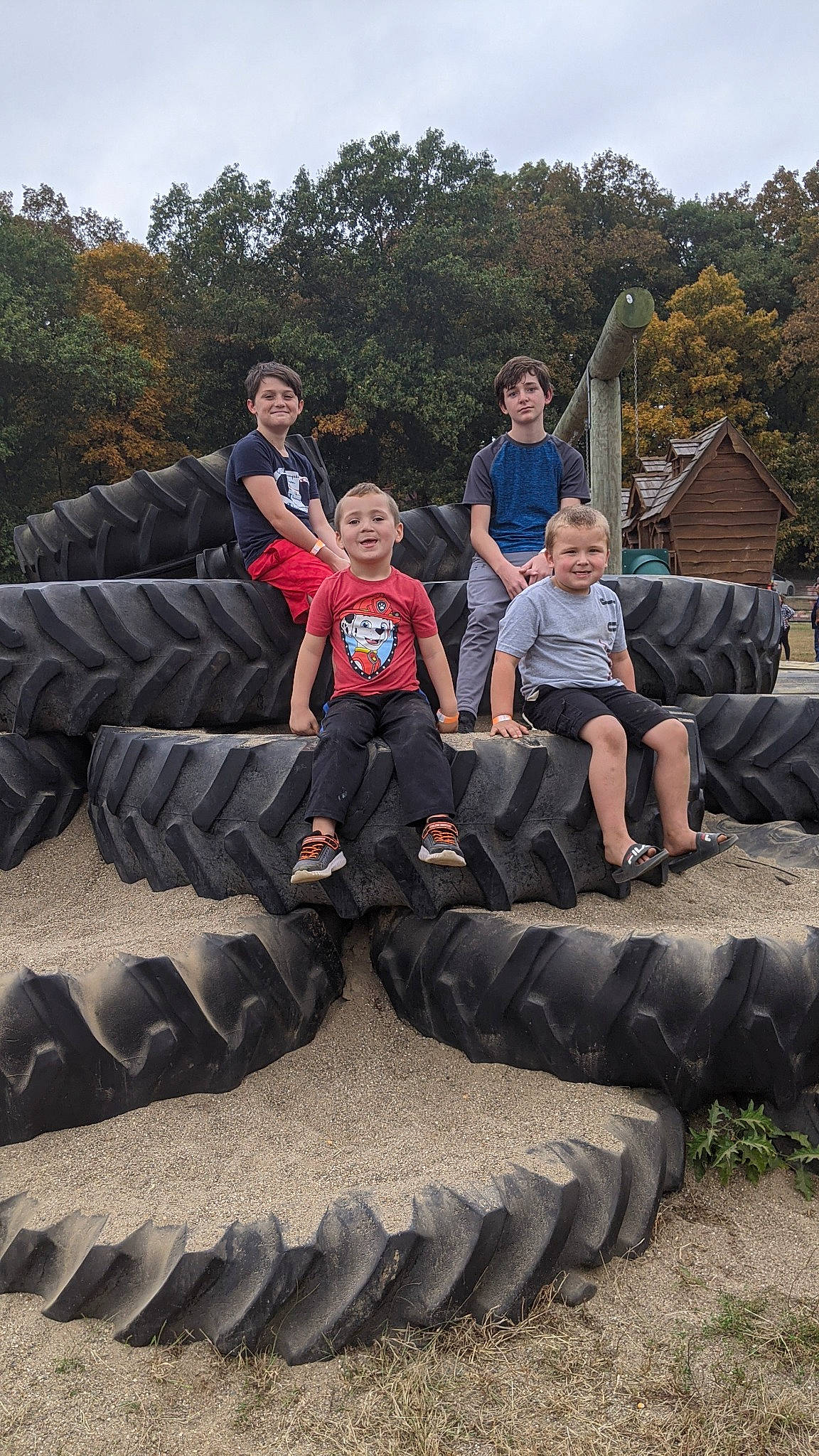 Jesse joined the competition — help win amazing prizes! automotive_tire, child, fun, joy, landscape, leisure, mountain, person, plant, recreation, rock, style, team, tire, tourism, tree, vehicle