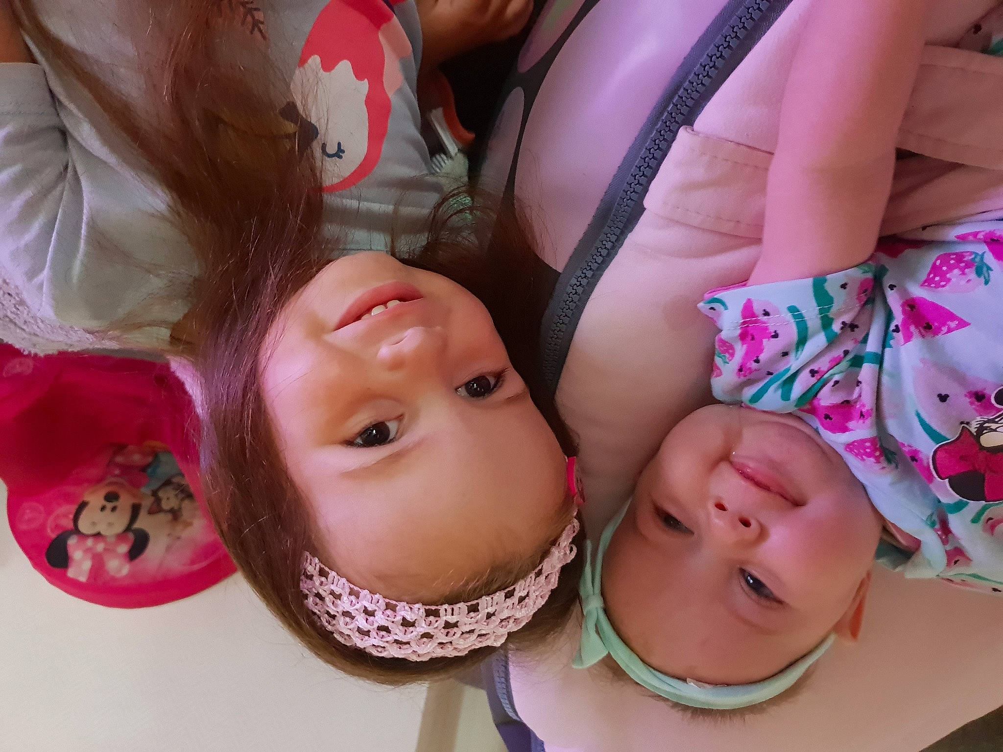 Ambre Et Jade a rejoint le concours — aidez-le/la à gagner de superbes lots ! baby, baby_toddler_clothing, cheek, child, eyelash, finger, fun, happy, headwear, human, joy, lip, mouth, nail, organ, person, pink, product, skin, smile