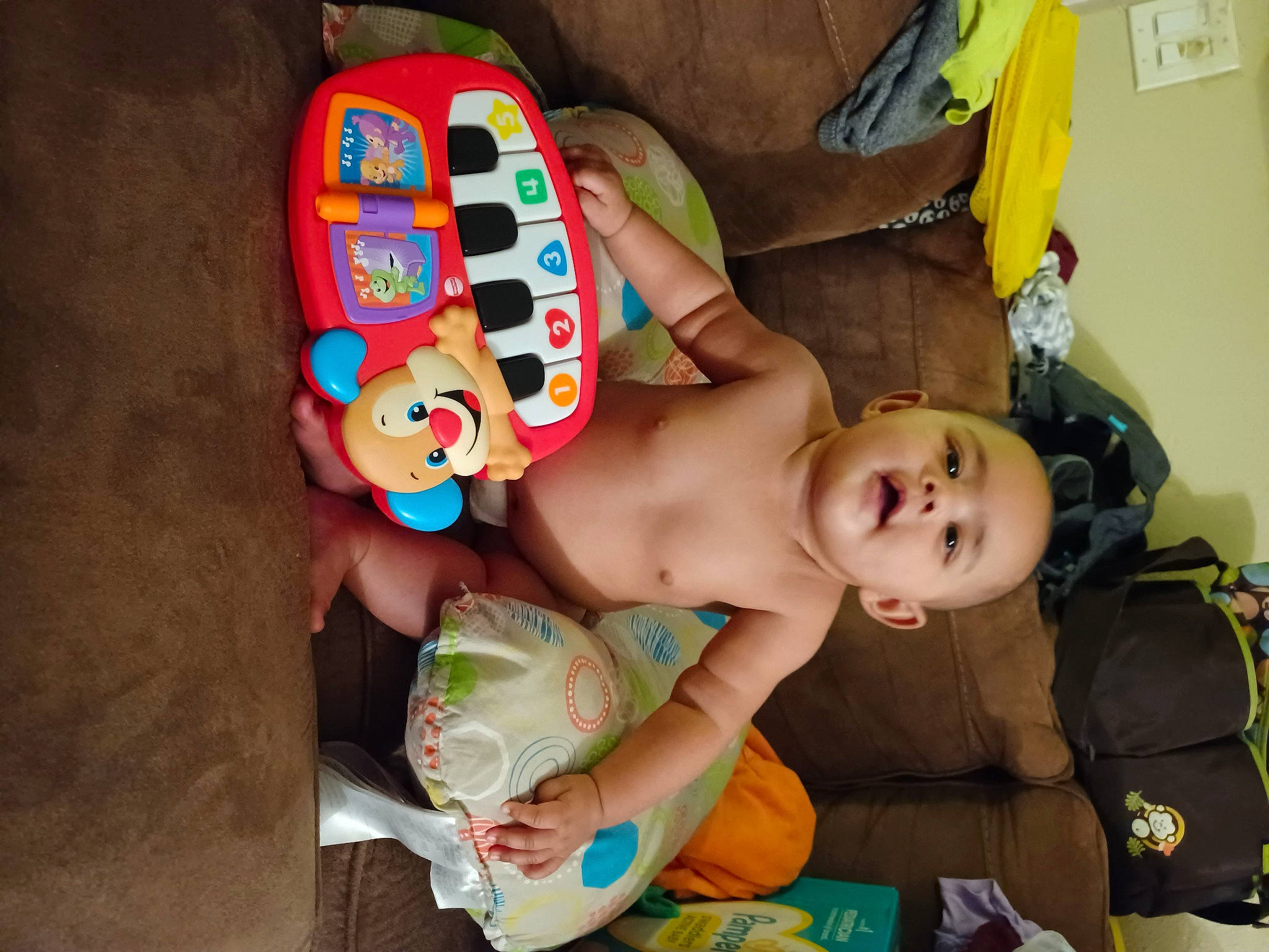 Ashlynn is registered to the contest to win money with this photo: abdomen, art, baby, baby_products, baby_toddler_clothing, baby_toys, barechested, cheek, chest, child, fun, happy, mouth, nose, person, play, room, skin, smile, toddler