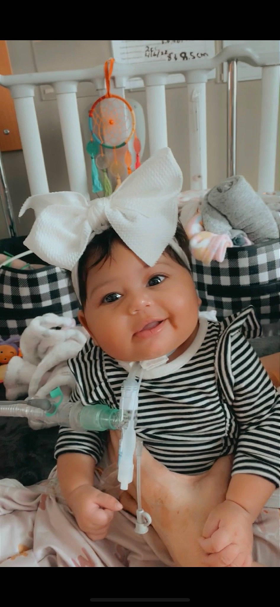 Swayze joined the competition — help win amazing prizes! baby, baby_products, baby_toddler_clothing, cap, cheek, child, comfort, costume_hat, event, fashion_accessory, fun, happy, hat, headgear, headwear, pattern, person, plaid, smile, tartan