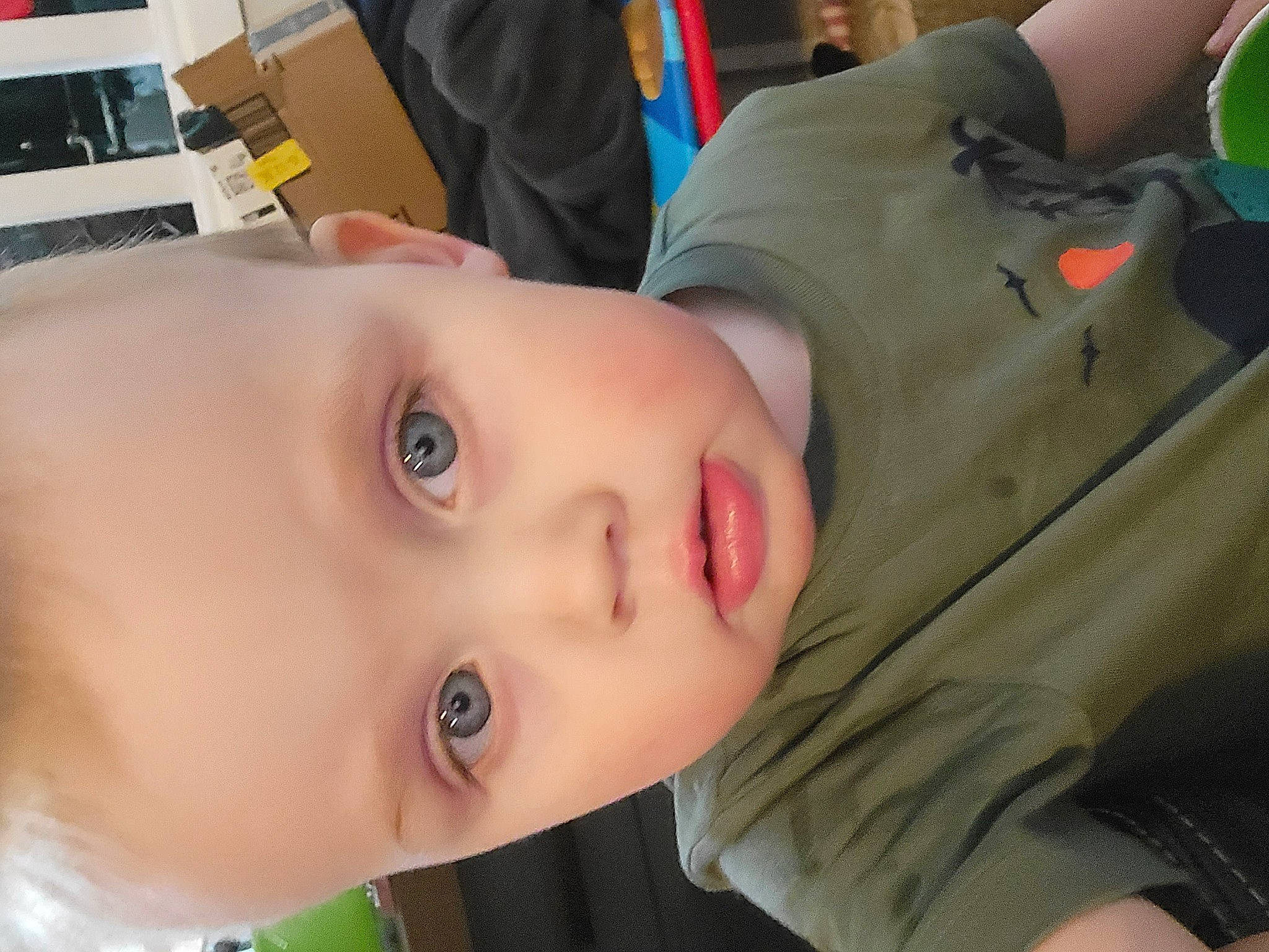 Kyson joined the competition — help win amazing prizes! baby, cheek, child, computer_keyboard, eyelash, fun, grass, happy, hat, leisure, lip, nose, person, plant, portrait_photography, toddler, tree, water