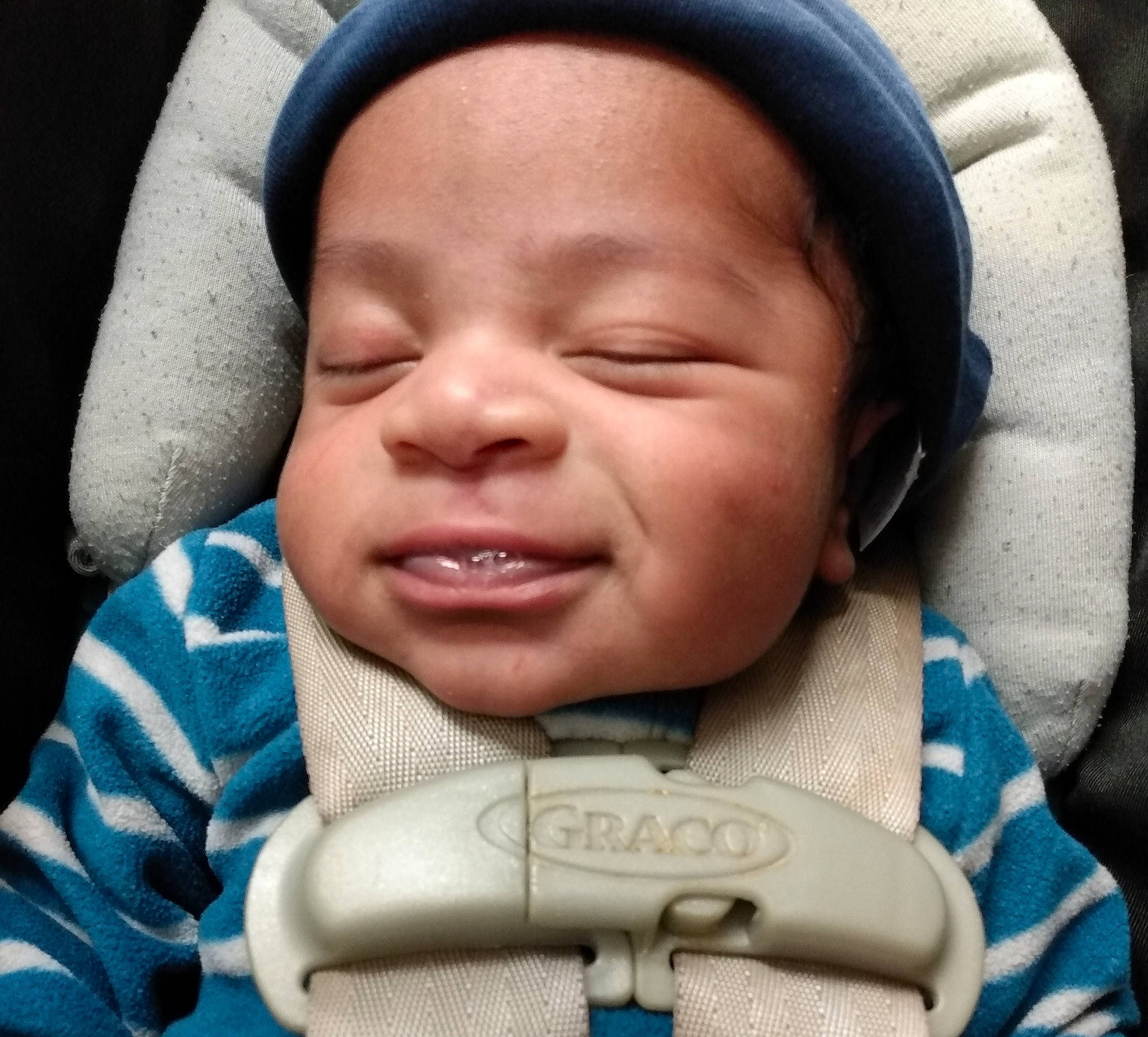 Noah joined the competition — help win amazing prizes! cheek, comfort, eyebrow, face, finger, gesture, happy, head, headwear, iris, lip, mouth, nose, person, photograph, pink, product, skin, smile, textile