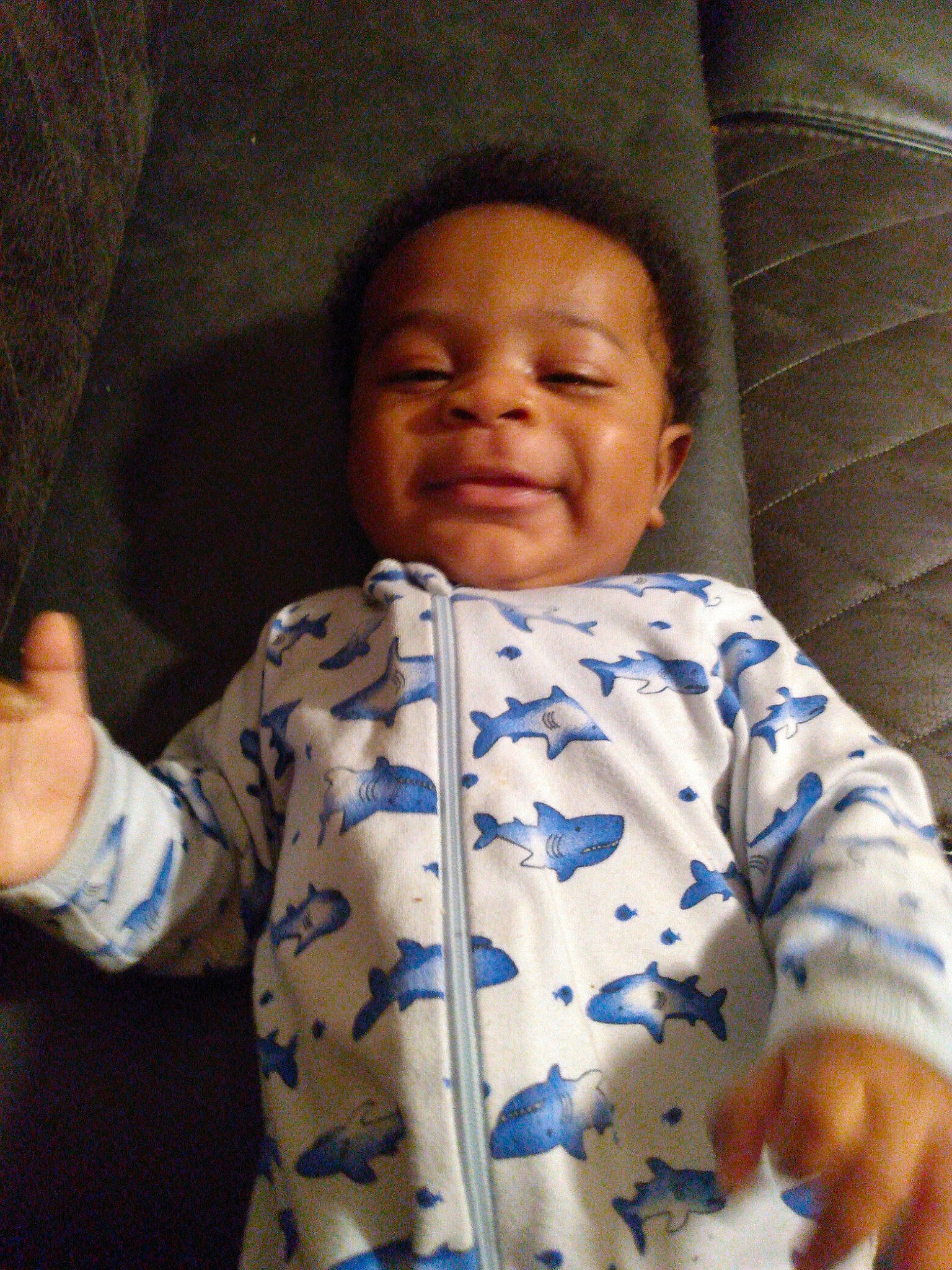 Noah joined the competition — help win amazing prizes! arm, baby, cheek, chin, comfort, eye, eyebrow, face, forehead, hairstyle, head, lip, mouth, neck, nose, outerwear, person, skin, sleeve, smile