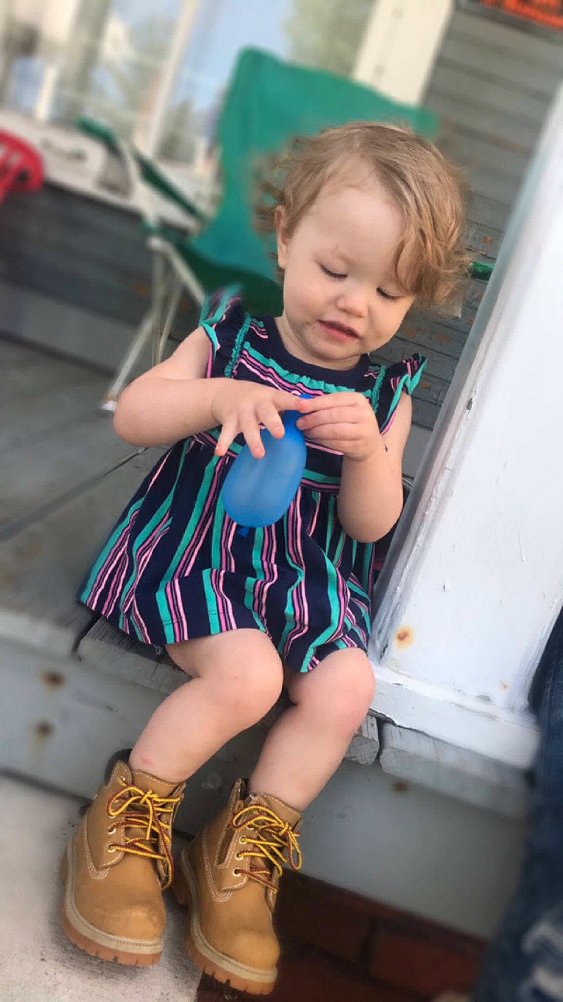 Niah joined the competition — help win amazing prizes! ankle, baby, baby_toddler_clothing, calf, child, finger, human_leg, joint, knee, nail, overall, pattern, person, sock, thigh, toddler