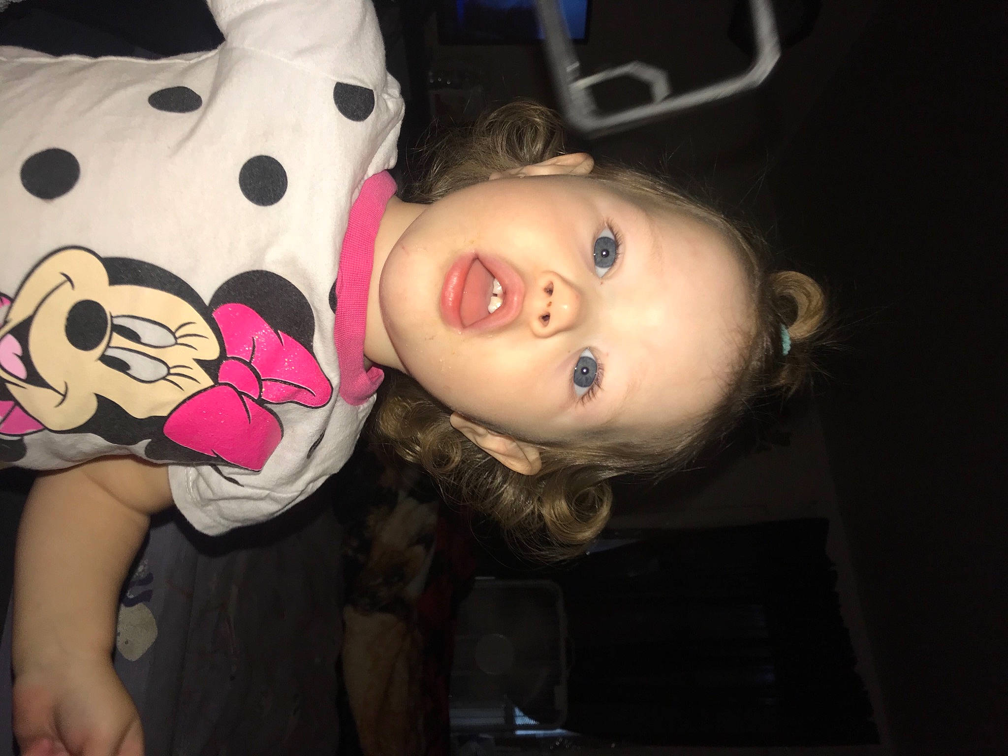 Niah is registered to the contest to win money with this photo: baby, baby_toddler_clothing, cheek, eyelash, iris, lip, person, plush, stuffed_toy, surprise, toddler