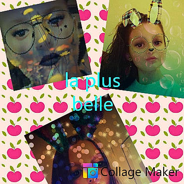 Avril participe au concours pour gagner de l'argent avec cette photo : art, collage, design, face, fun, girl, happiness, nose, pattern, person, pink, smile