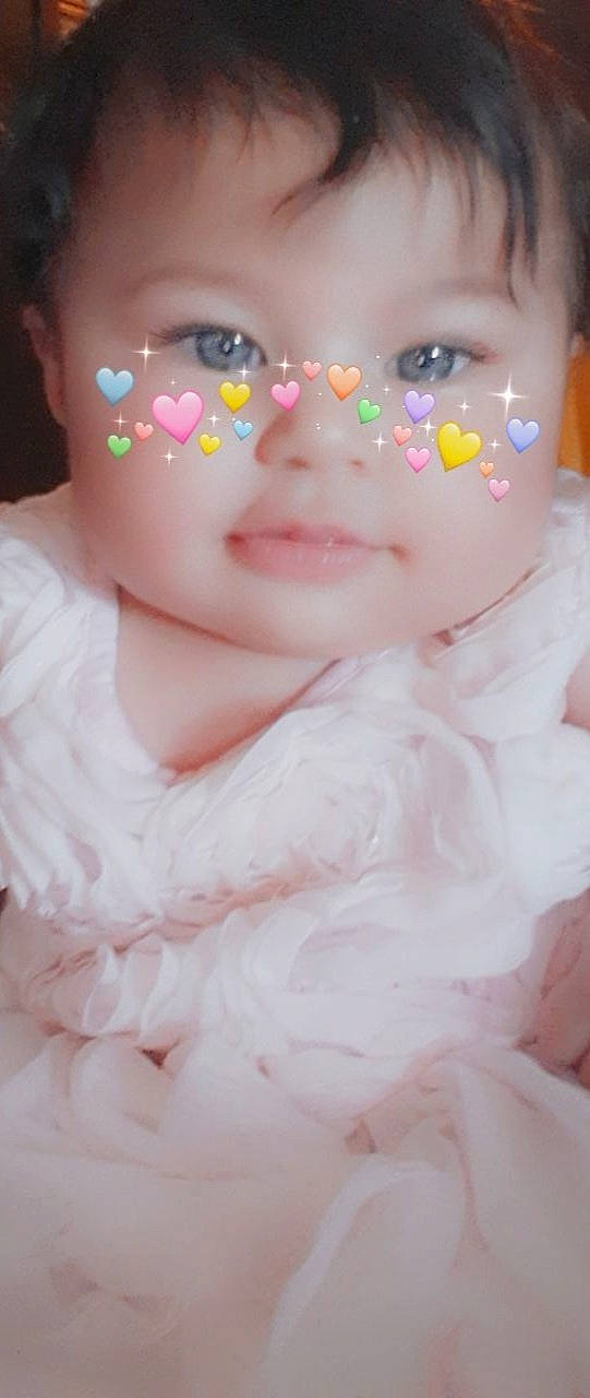 Janae joined the competition — help win amazing prizes! baby, beauty, cheek, child, eye, eyebrow, eyewear, face, forehead, fun, glasses, head, lip, mouth, nose, person, pink, skin, smile, toddler