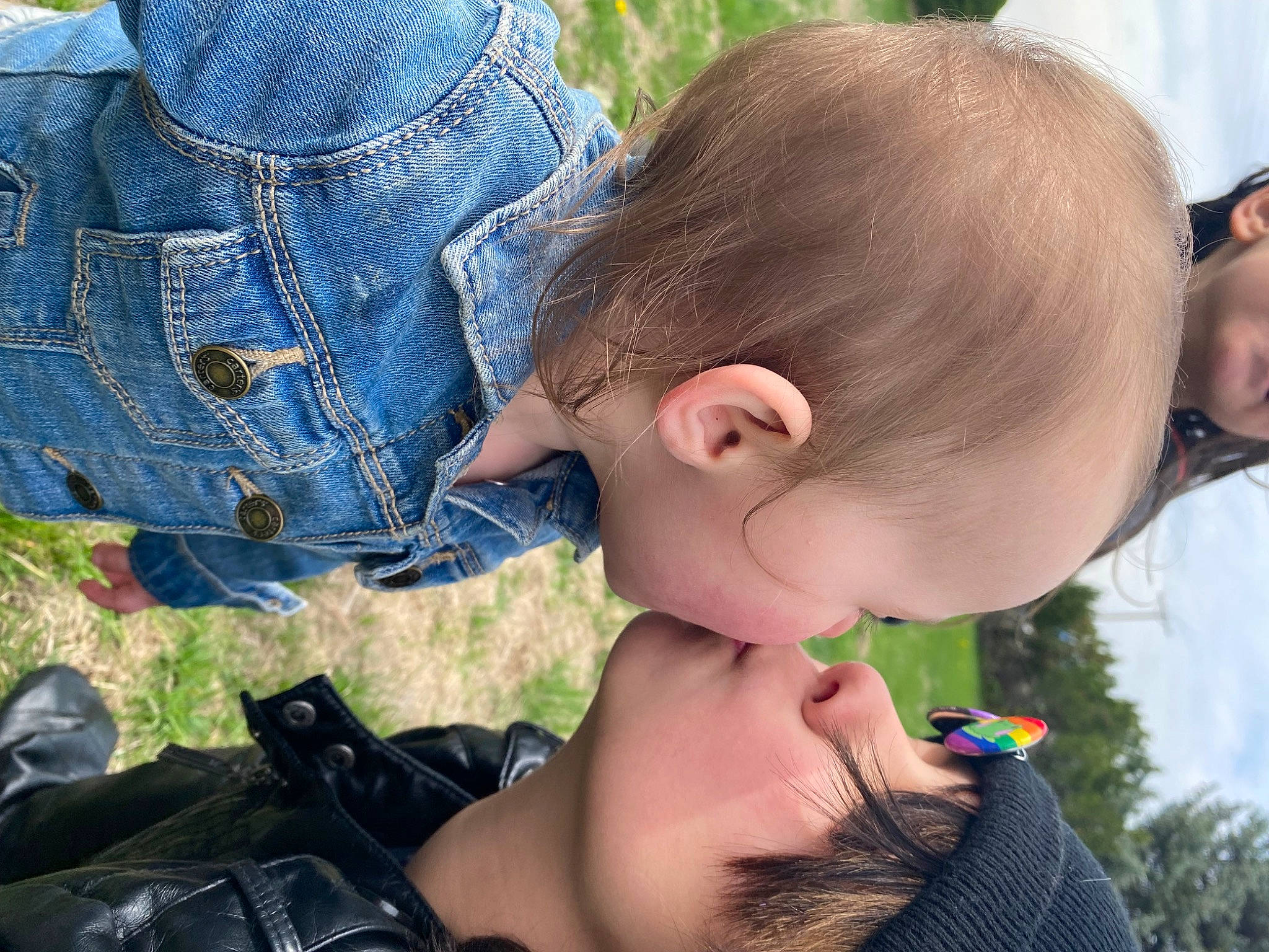 Maleigha joined the competition — help win amazing prizes! bag, child, cool, denim, electric_blue, eyewear, gesture, grass, happy, joint, leisure, luggage_and_bags, people_in_nature, person, photograph, plant, skin, summer, sunglasses, toddler