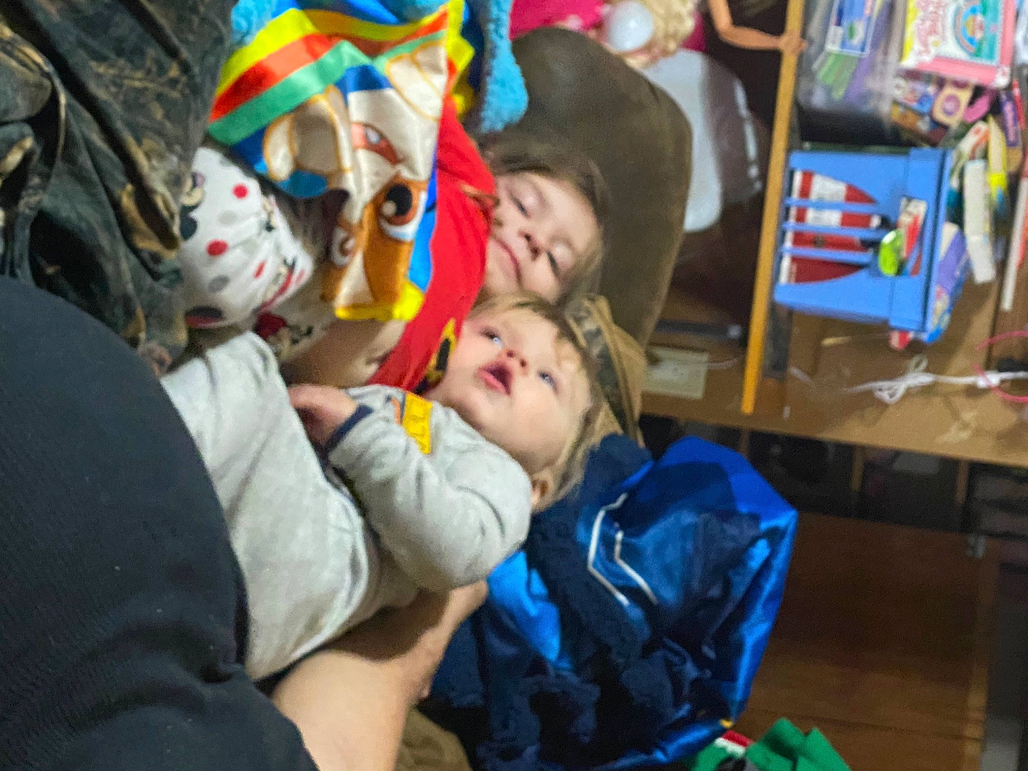 Beau is registered to the contest to win money with this photo: art, baby, baby_products, child, costume, event, fun, fur, happy, hat, holiday, leisure, person, play, recreation, room, sitting, stuffed_toy, sun_hat, toddler