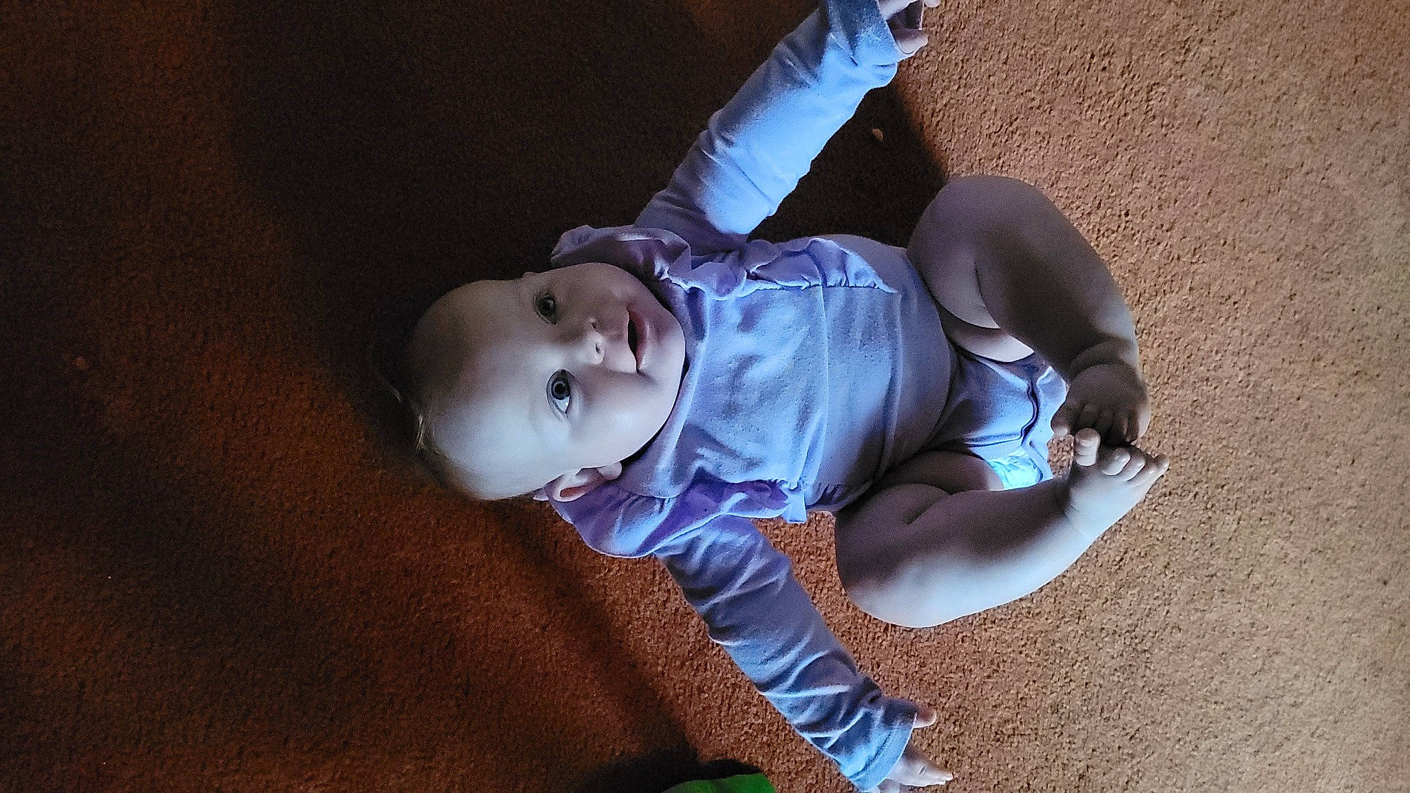 Persephone is registered to the contest to win money with this photo: arm, baby, baby_toddler_clothing, electric_blue, finger, flash_photography, fun, grass, hand, happy, headgear, human_body, leg, mouth, nose, person, skin, sleeve, smile, toddler