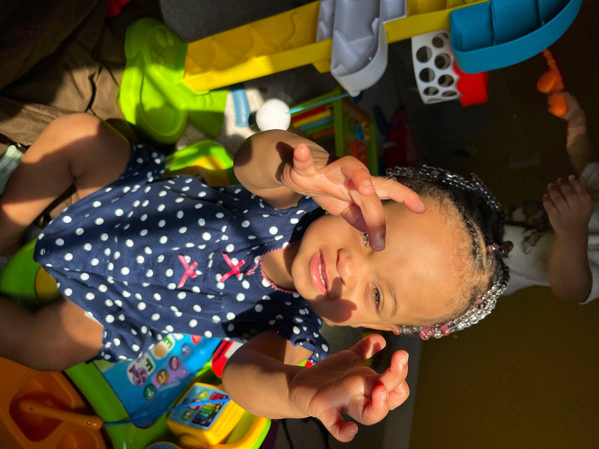 Ariana joined the competition — help win amazing prizes! child, cool, elbow, event, eyewear, fashion, finger, fun, gesture, happy, leisure, mouth, party, pattern, person, smile, t_shirt, thumb, wrist, yellow