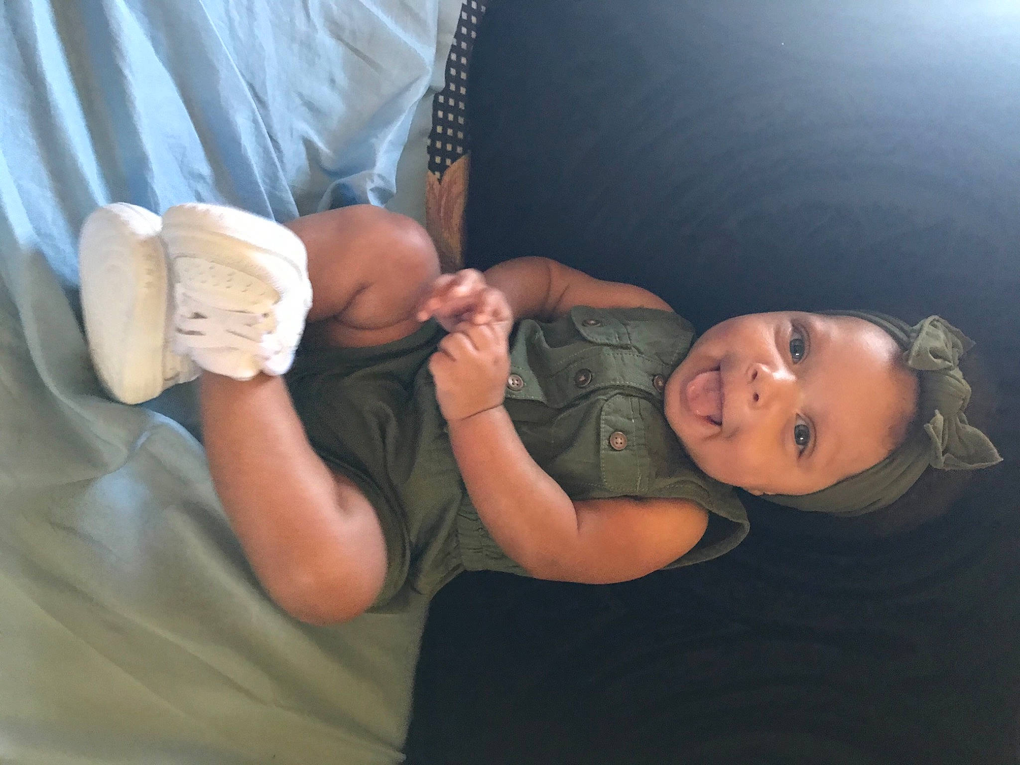 Leilani Jones joined the competition — help win amazing prizes! abdomen, arm, baby, birth, child, comfort, ear, elbow, finger, hand, leg, neck, nose, person, sitting, skin, sleep, toddler, vacation