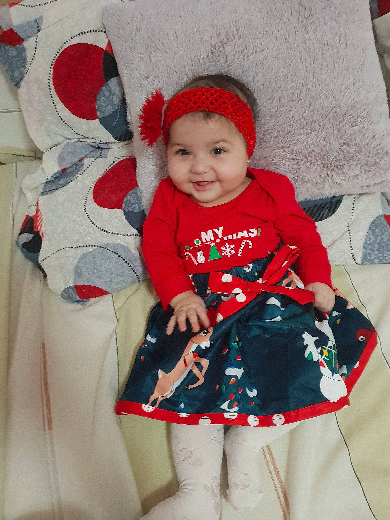 Giulia joined the competition — help win amazing prizes! baby, child, costume, fictional_character, joy, person, red, skin, smile, toddler