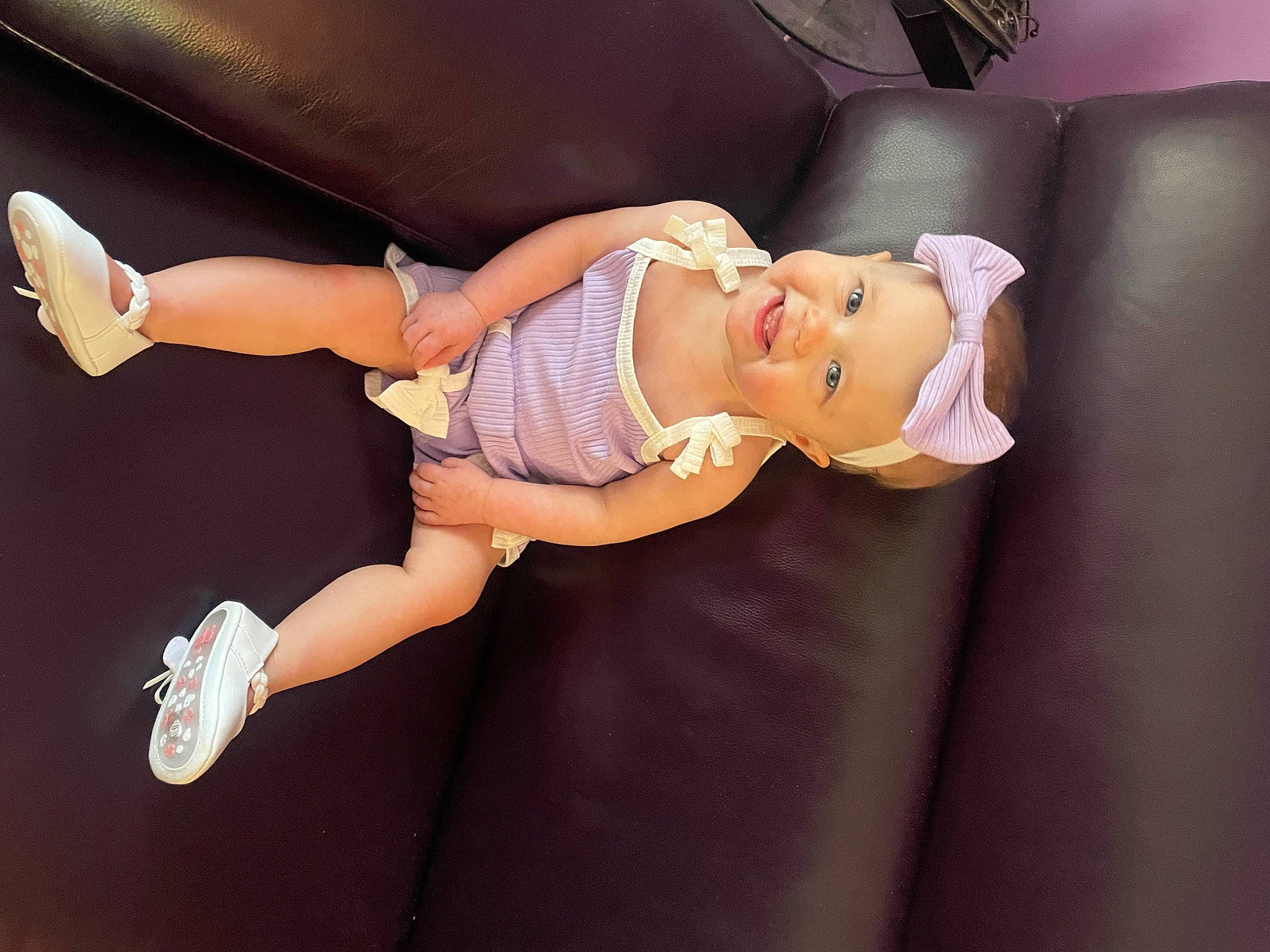 Kalani joined the competition — help win amazing prizes! abdomen, baby, baby_toddler_clothing, child, comfort, couch, elbow, entertainment, event, eyewear, flash_photography, foot, fun, happy, headwear, human_leg, joint, joy, knee, person