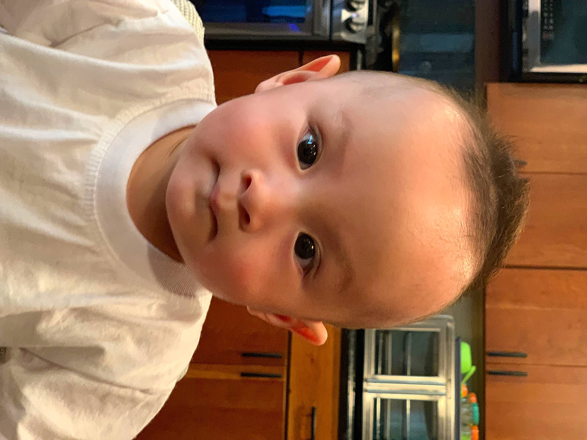 Leon joined the competition — help win amazing prizes! baby, baby_toddler_clothing, cheek, chest, child, eye, eyebrow, eyelash, fun, happy, hat, iris, lip, mouth, nose, person, plant, smile, toddler, window