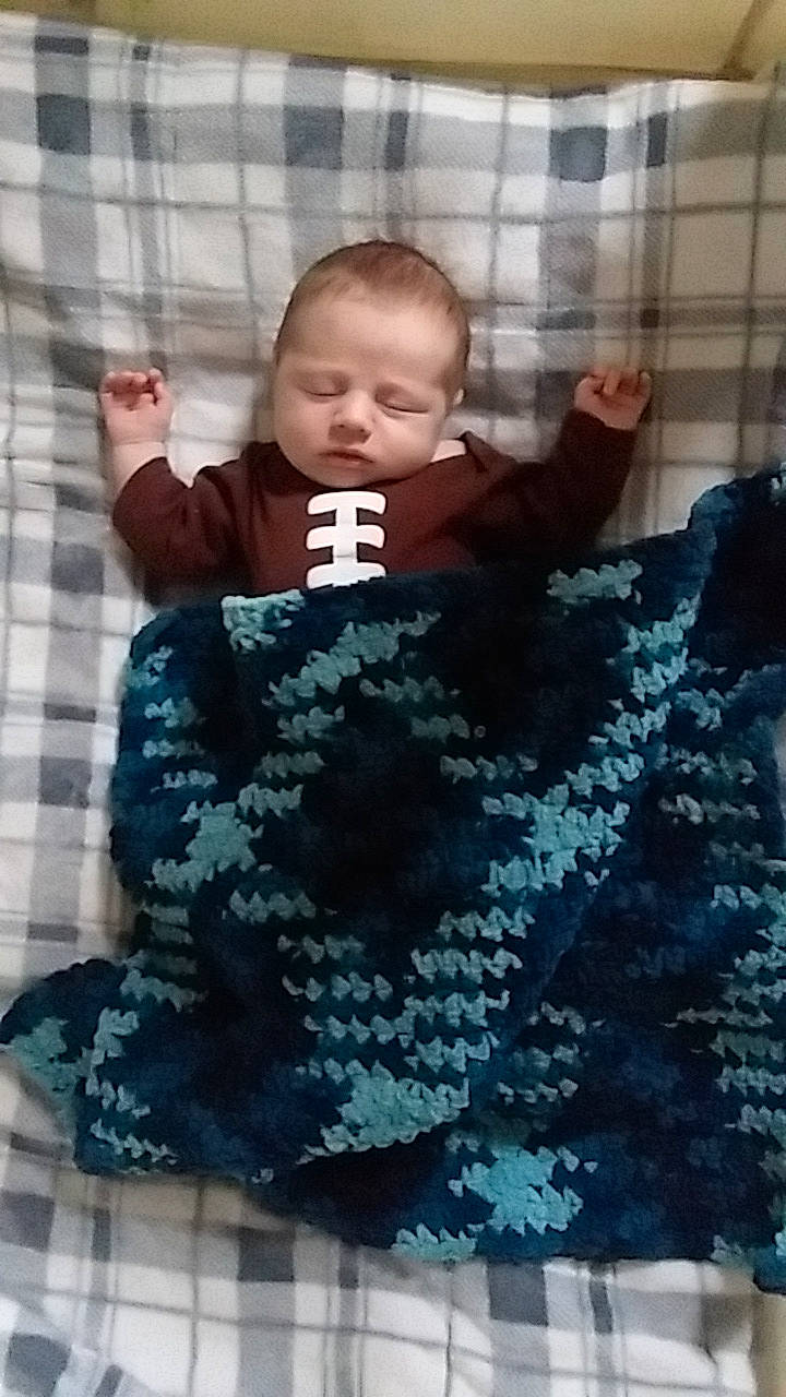 Camden joined the competition — help win amazing prizes! art, baby, blanket, child, design, knitting, linens, pattern, person, play, quilt, textile, toddler, turquoise