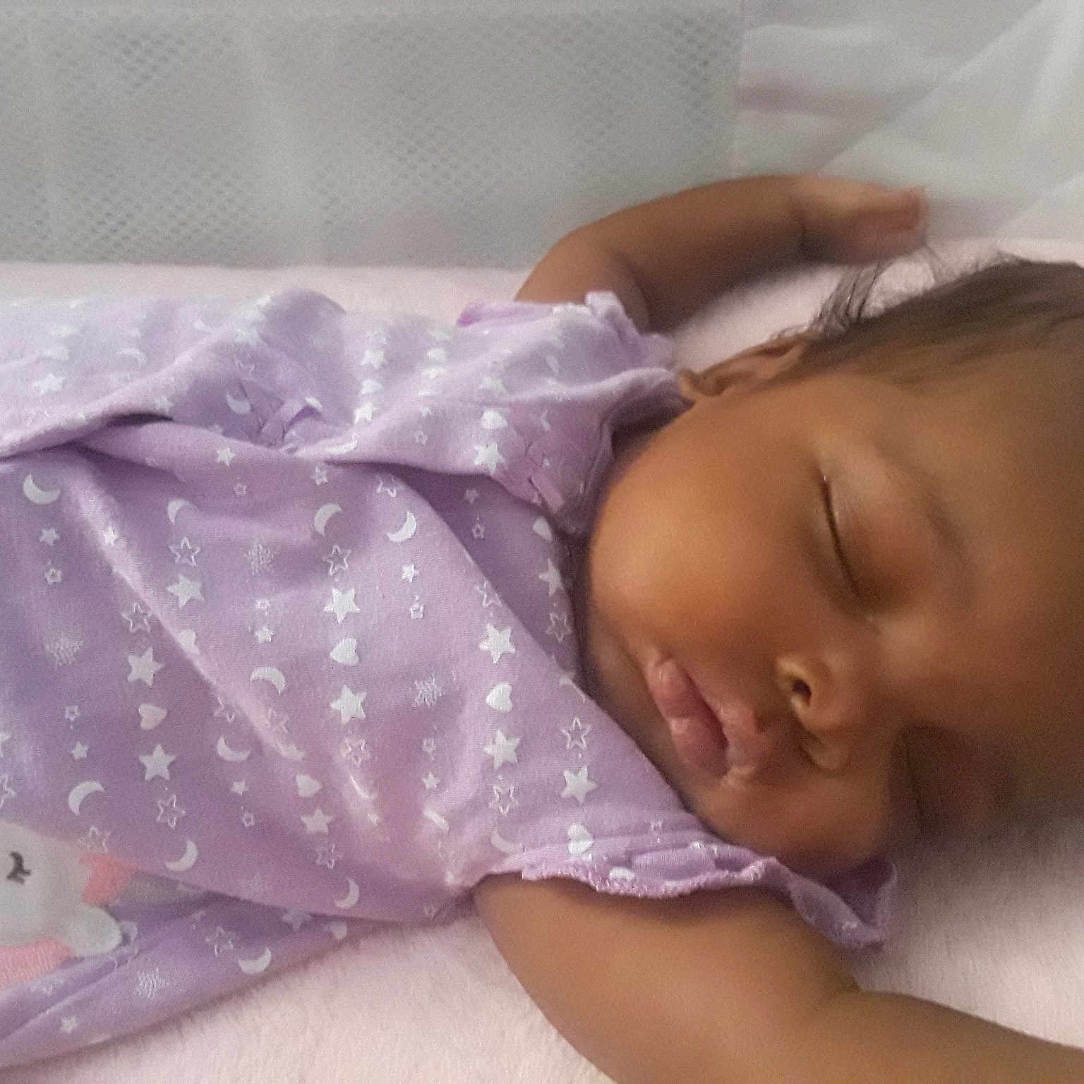 Mona is registered to the contest to win money with this photo: baby, baby_products, bedtime, cheek, child, lilac, nap, pink, product, skin, sleep, textile, toddler