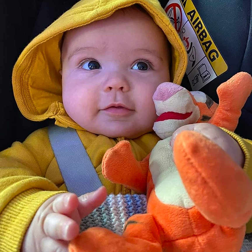 Cameron joined the competition — help win amazing prizes! accessories, baby, ball, baseballcap, belt, blanket, bodypart, bonnet, cap, clothing, coat, computer, computerhardware, computerkeyboard, costume, couch, cream, cushion, cutlery, dessert