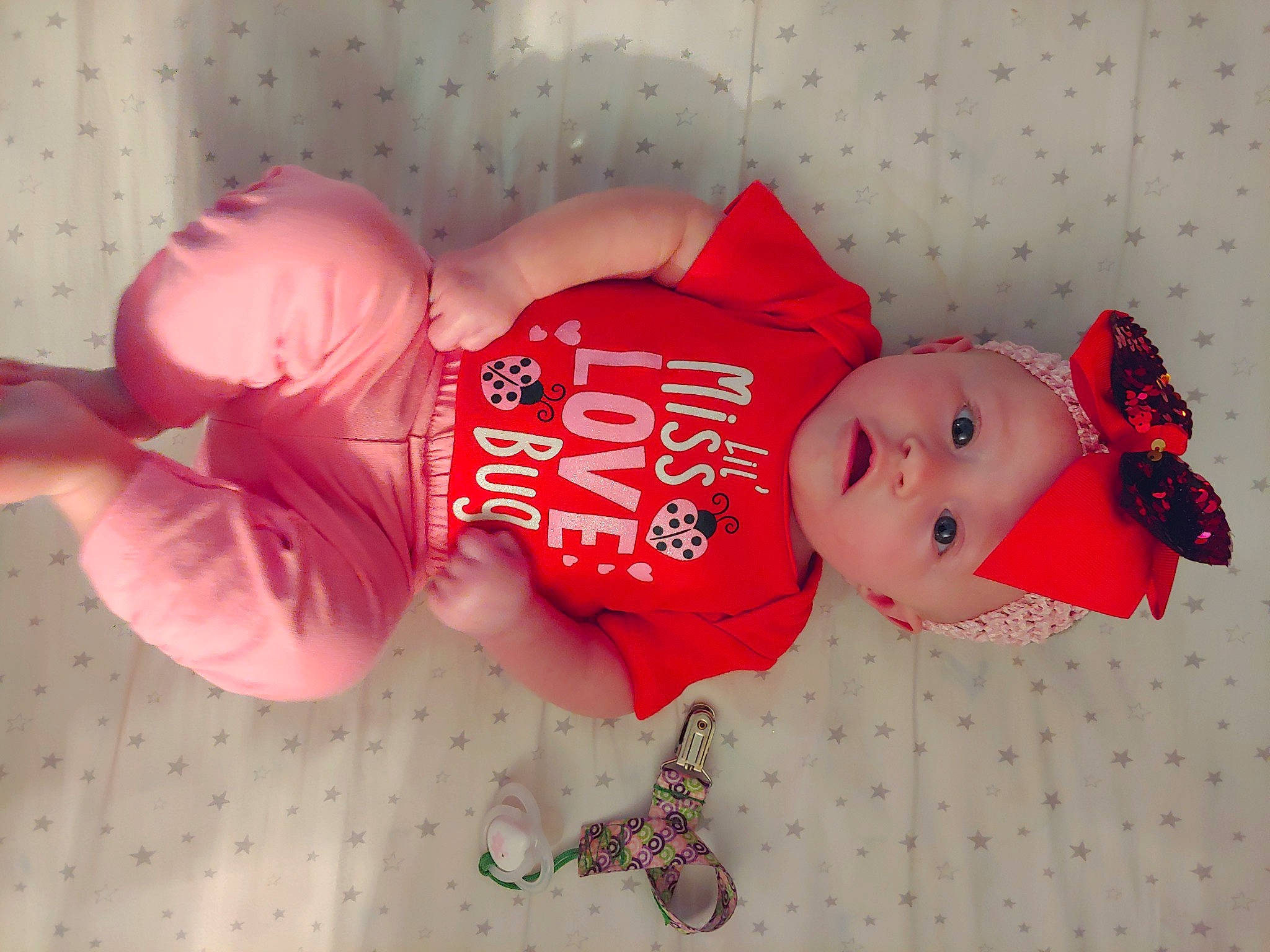 Chloeann is registered to the contest to win money with this photo: child, font, headwear, love, person, pink, red, valentines_day