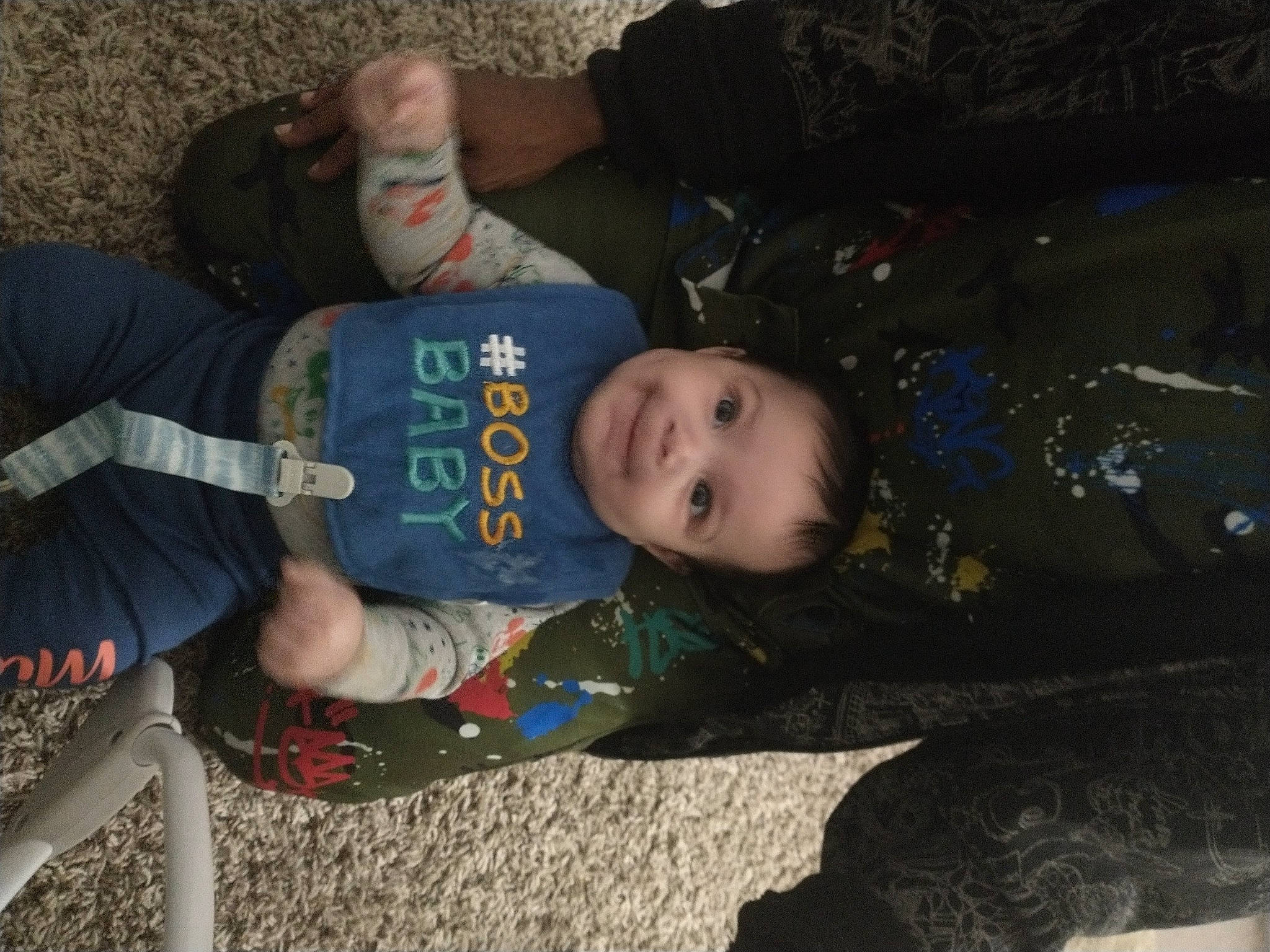 Cashton joined the competition — help win amazing prizes! baby, baby_toddler_clothing, child, comfort, elbow, fun, joy, lap, person, sitting, sleeve, thigh, toddler, tree