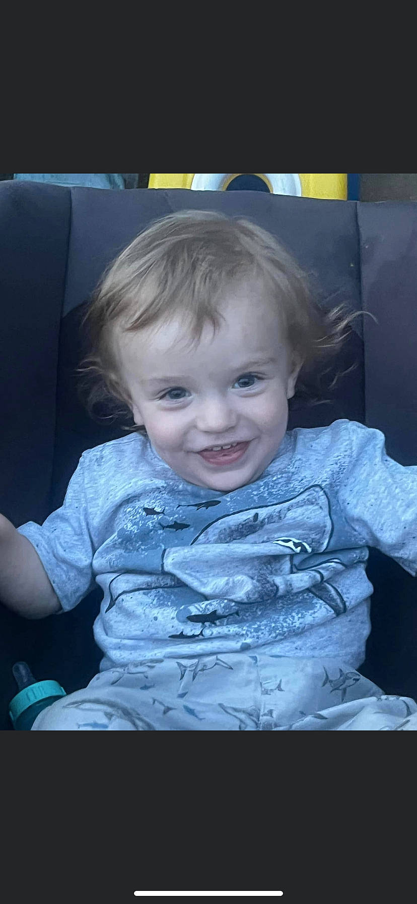 Jaxton joined the competition — help win amazing prizes! arm, baby_toddler_clothing, cheek, chin, clothing, eye, face, flash_photography, gesture, hair, hairstyle, happy, human_body, iris, joy, mouth, nose, person, skin, sleeve