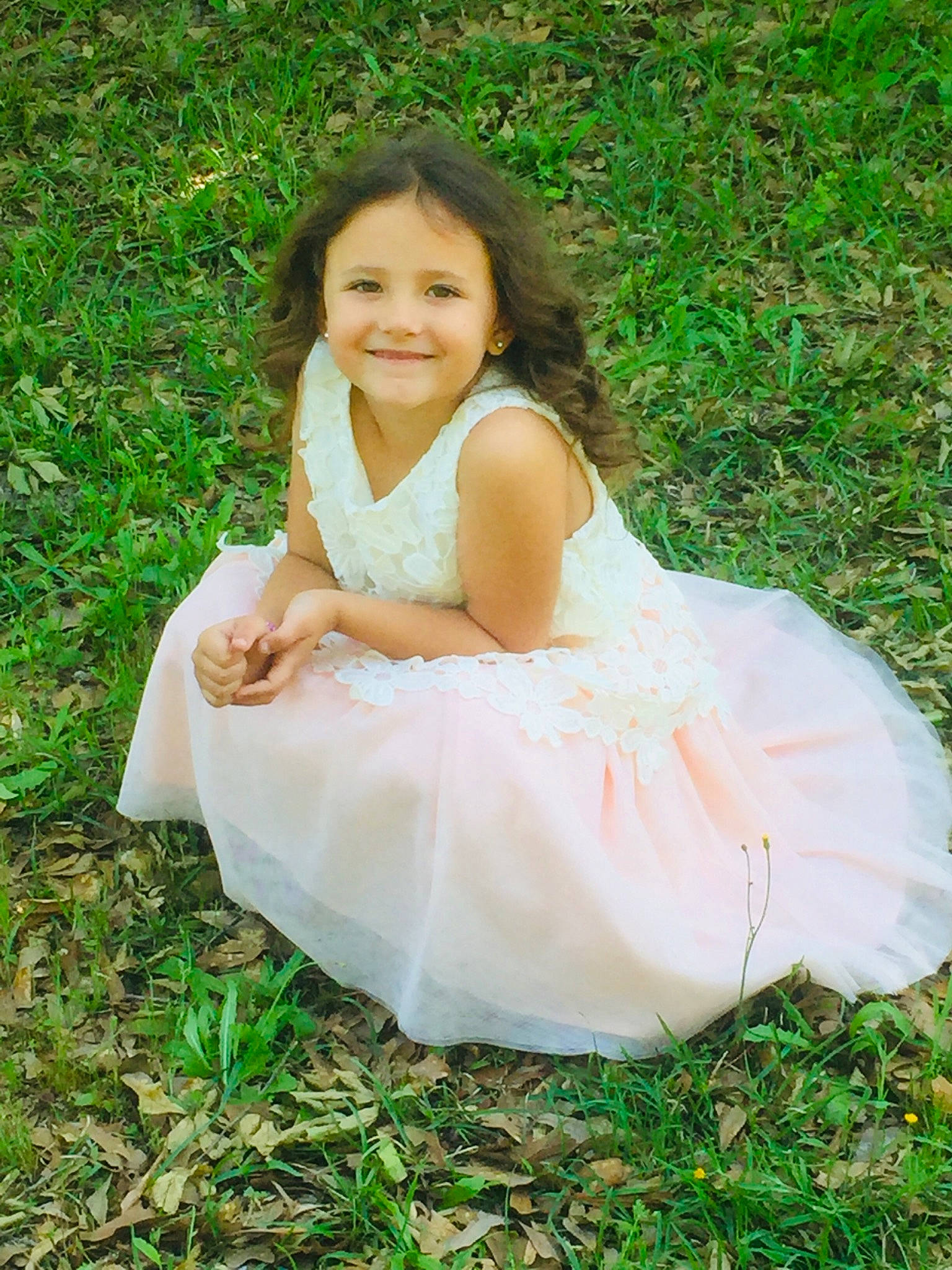 Keely joined the competition — help win amazing prizes! child, child_model, dress, grass, joy, person, photography, plant, sitting, smile, toddler