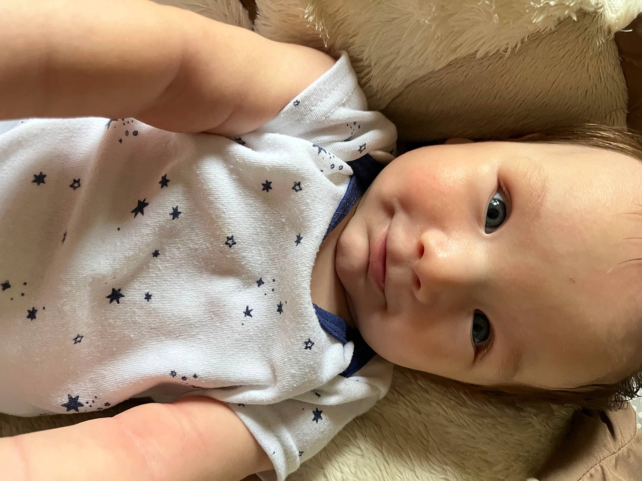 Devrim joined the competition — help win amazing prizes! baby, baby_sleeping, baby_toddler_clothing, cheek, child, collar, comfort, eyelash, fur, headgear, linens, lip, mammal, nose, pattern, person, product, skin, sleeve, toddler