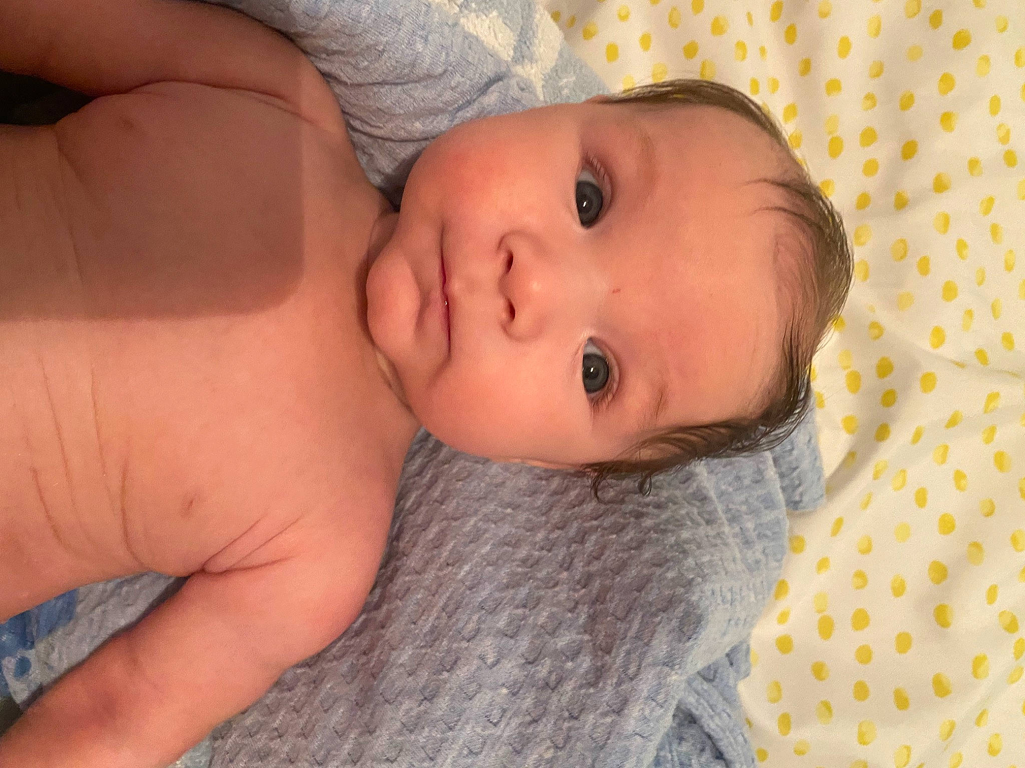 Devrim is registered to the contest to win money with this photo: baby, baby_toddler_clothing, cheek, chest, eye, eyebrow, eyelash, face, hair, happy, head, human_body, iris, lip, mouth, nose, person, skin, stomach, toddler