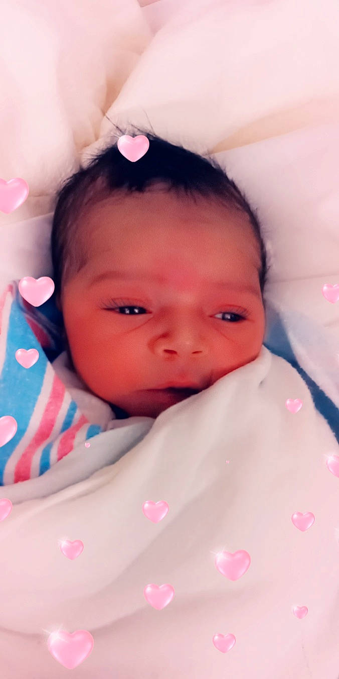 Zenobia joined the competition — help win amazing prizes! beauty, black_hair, cheek, child, close_up, eye, face, forehead, girl, head, infant, iris, lip, mouth, nose, person, pink, product, skin, smile