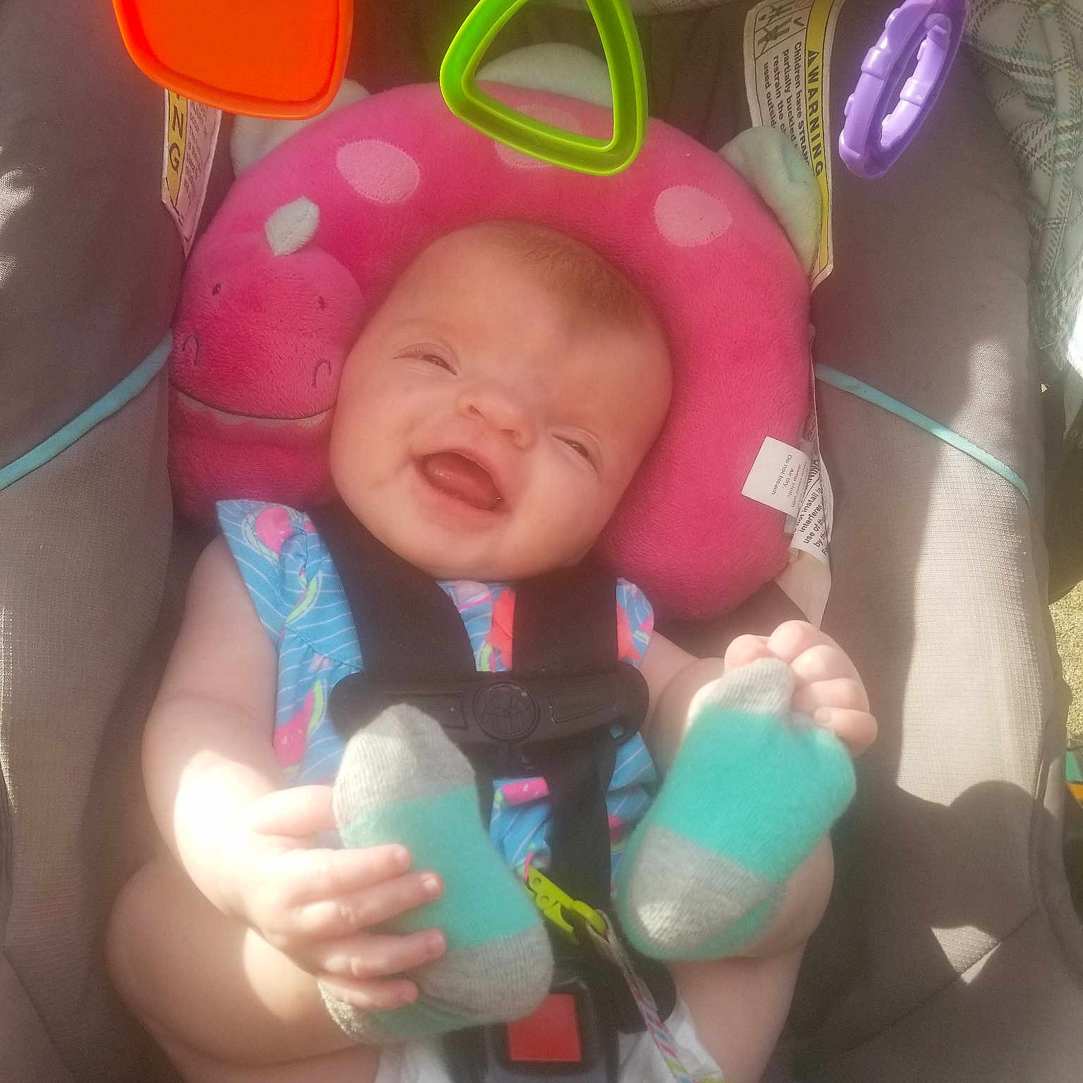 Rhea joined the competition — help win amazing prizes! baby, baby_toys, child, ear, fun, happy, play, product, skin, smile, toddler, toy
