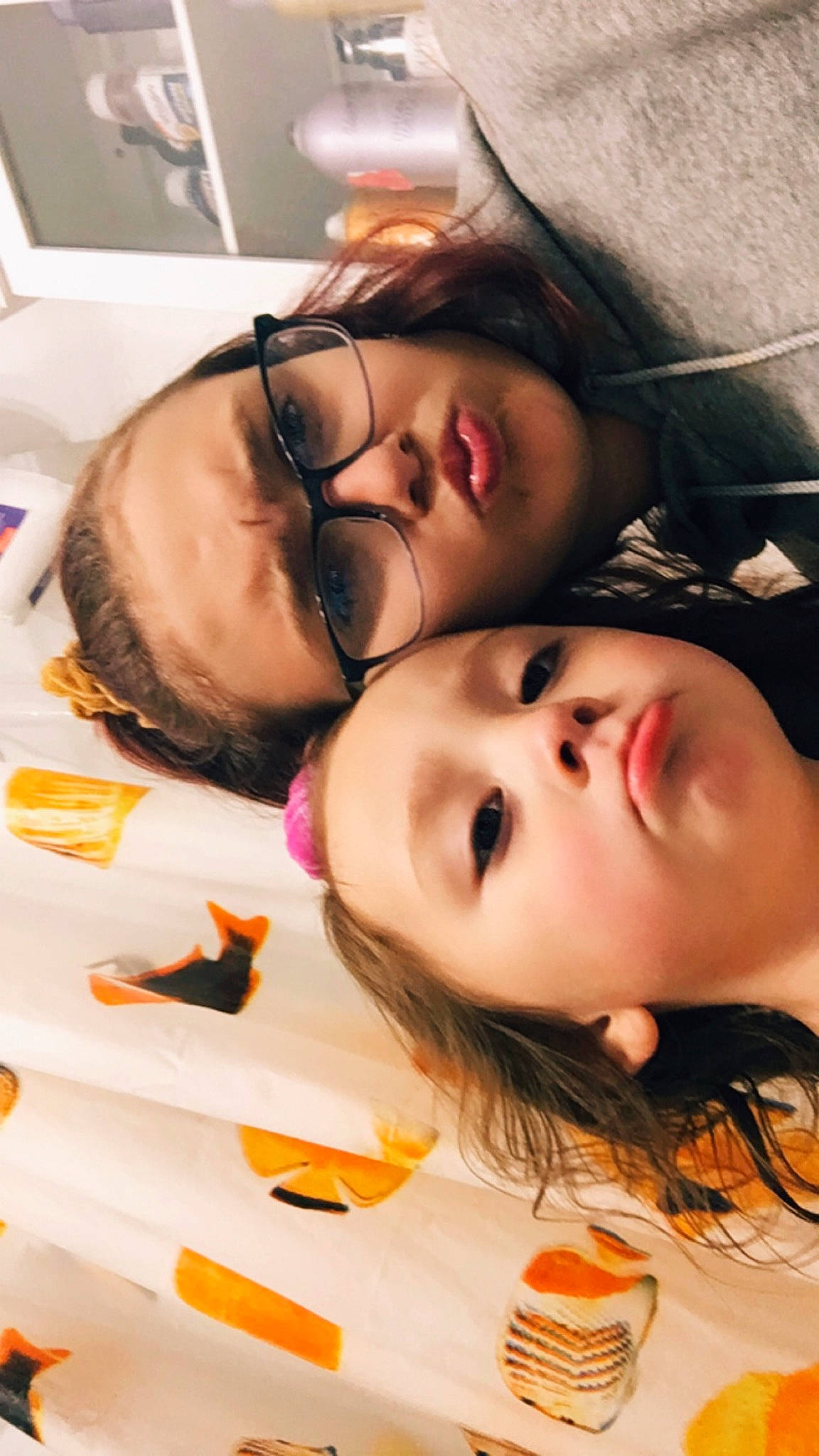 Camila is registered to the contest to win money with this photo: black_hair, glasses, mouth, nap, person, sleep