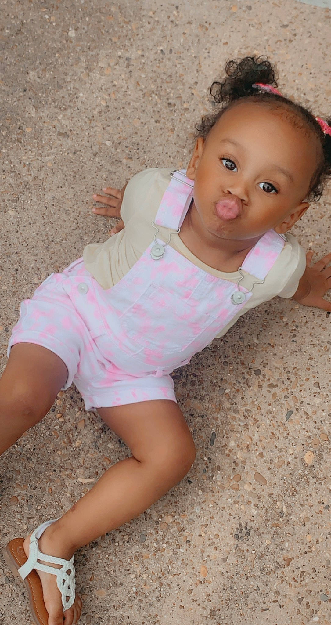 Kylei joined the competition — help win amazing prizes! baby, baby_toddler_clothing, cheek, dress, eyelash, finger, hairstyle, head, human_body, joint, knee, leg, lip, mouth, neck, person, pink, skin, sleeve, thigh