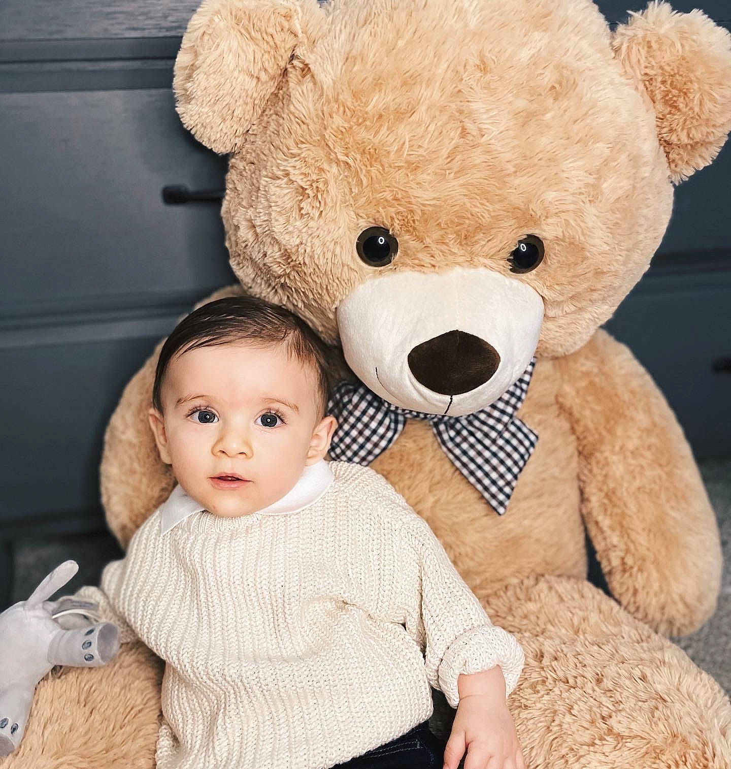 Adrian joined the competition — help win amazing prizes! baby_toddler_clothing, baby_toys, bear, cheek, child, comfort, fun, fur, happy, head, nose, person, plush, skin, sleeve, snout, stuffed_toy, teddy_bear, toddler, toy