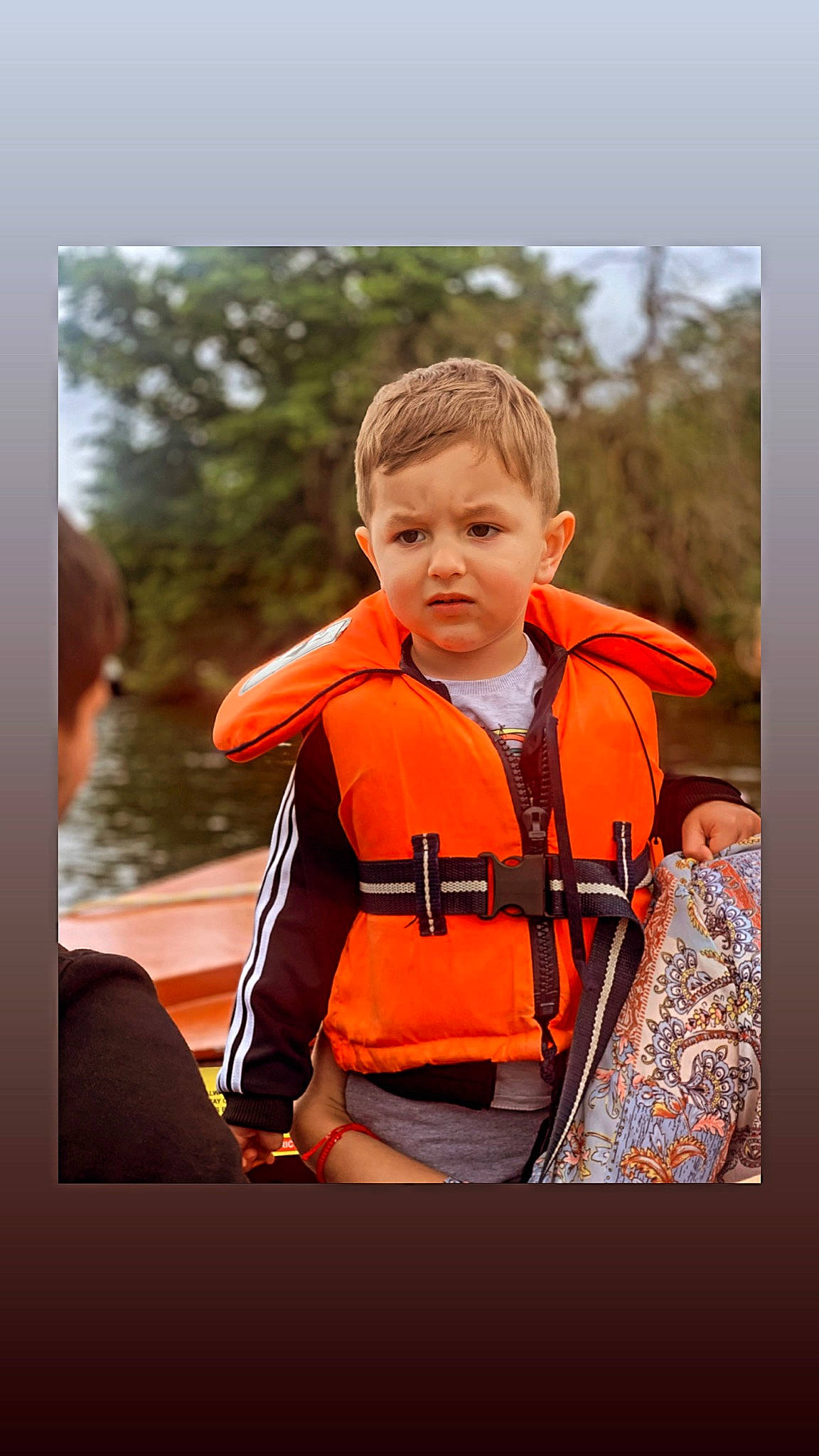 Matei joined the competition — help win amazing prizes! boats_and_boating_equipment_and_supplies, child, electric_blue, happy, hood, jacket, lake, leisure, lifejacket, people_in_nature, person, personal_protective_equipment, recreation, sleeve, t_shirt, toddler, travel, tree, water, watercraft