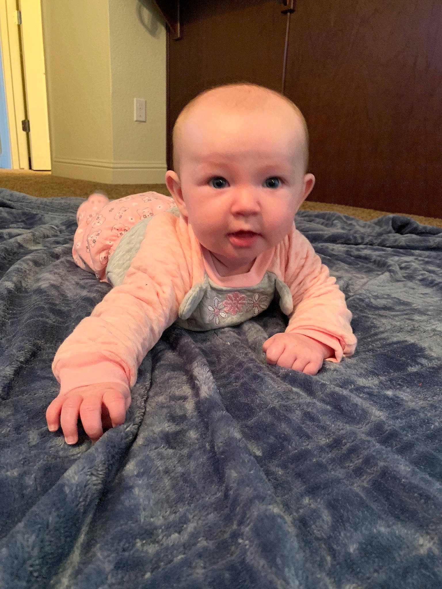 Stevie Rose joined the competition — help win amazing prizes! arm, boy, cheek, child, crawling, day, eye, finger, floor, flooring, hand, head, infant, leg, organ, person, sitting, skin, toddler
