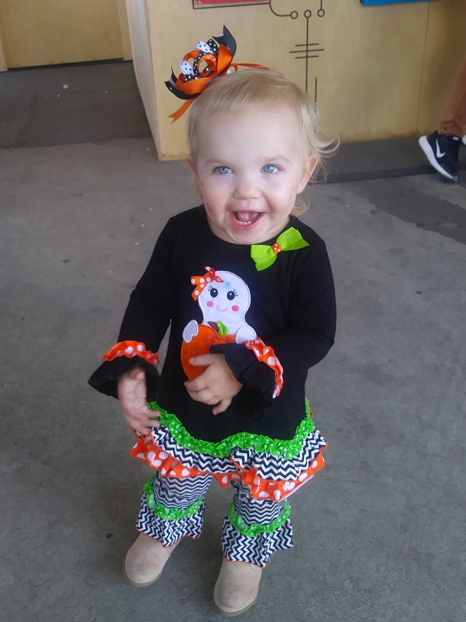 Lily Vaughn joined the competition — help win amazing prizes! baby_products, child, day, design, halloween, infant, joy, material, person, play, product, t_shirt, textile, toddler