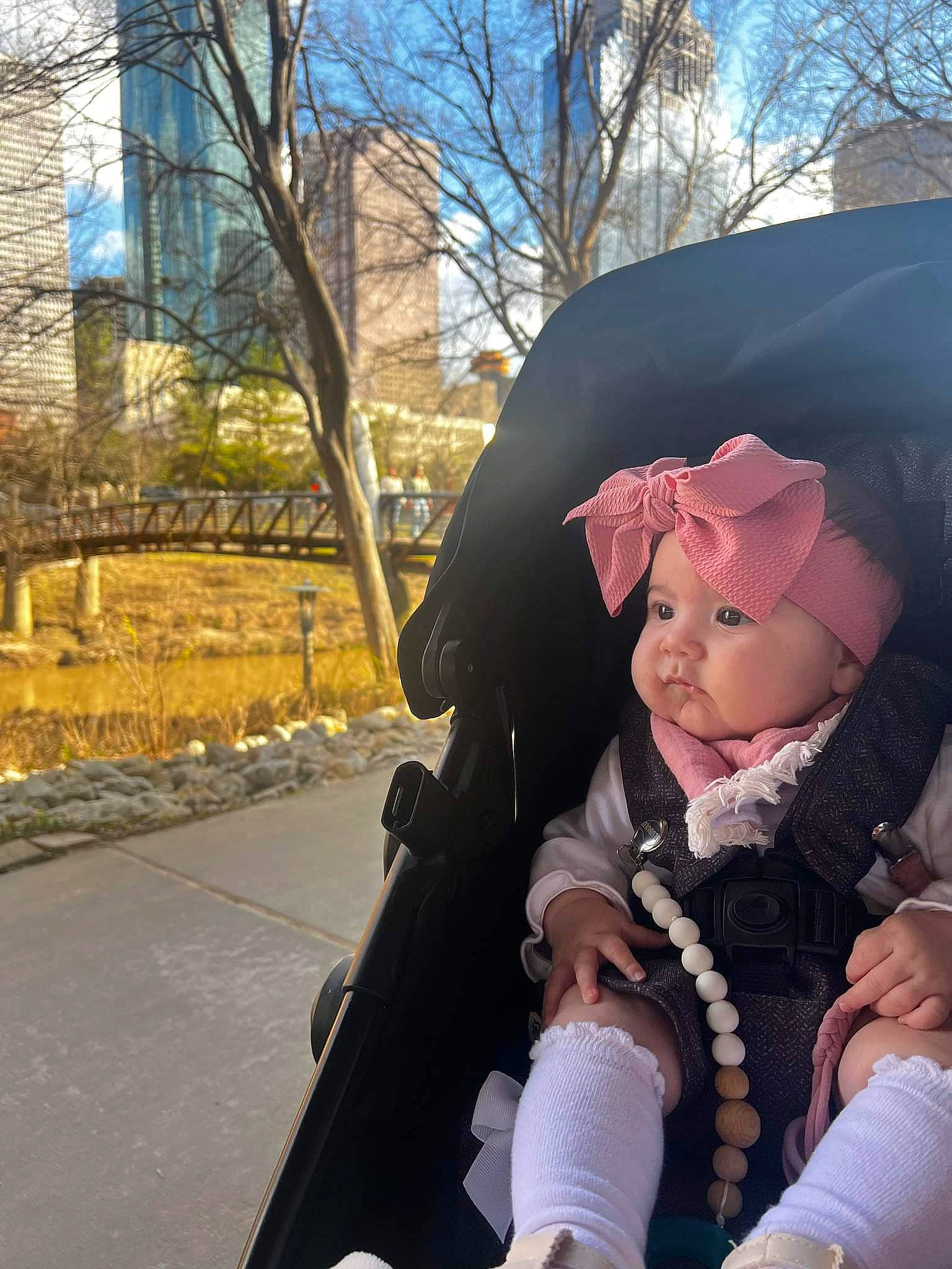 Rhyatt Rae joined the competition — help win amazing prizes! baby, baby_carriage, baby_products, building, cap, cool, eyewear, fun, grass, happy, headwear, leisure, magenta, person, personal_protective_equipment, plant, recreation, sky, smile, toddler