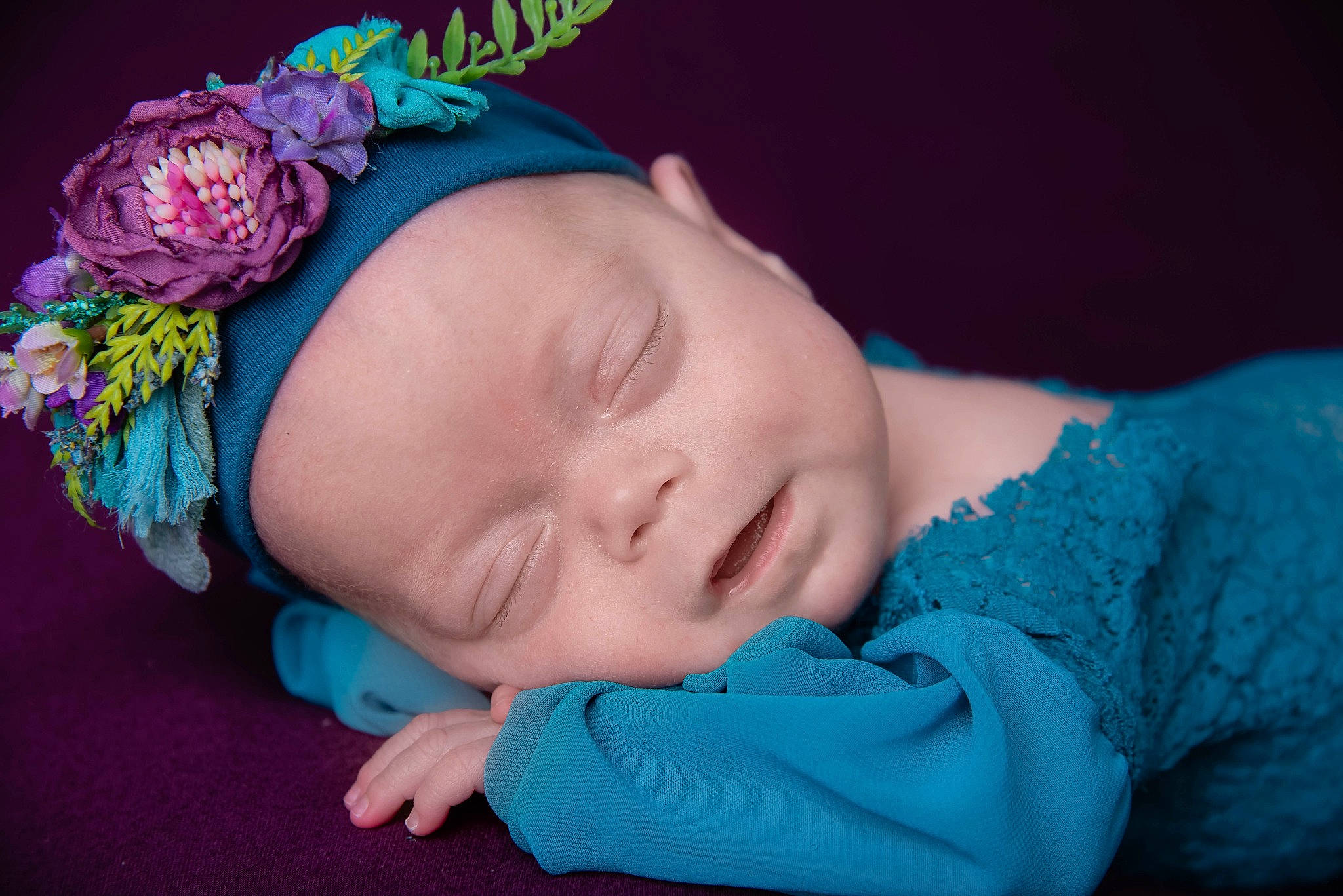 Elaine joined the competition — help win amazing prizes! azure, baby, baby_sleeping, baby_toddler_clothing, cap, cheek, child, comfort, electric_blue, grass, hand, happy, headband, headgear, headpiece, knit_cap, person, plant, skin, textile