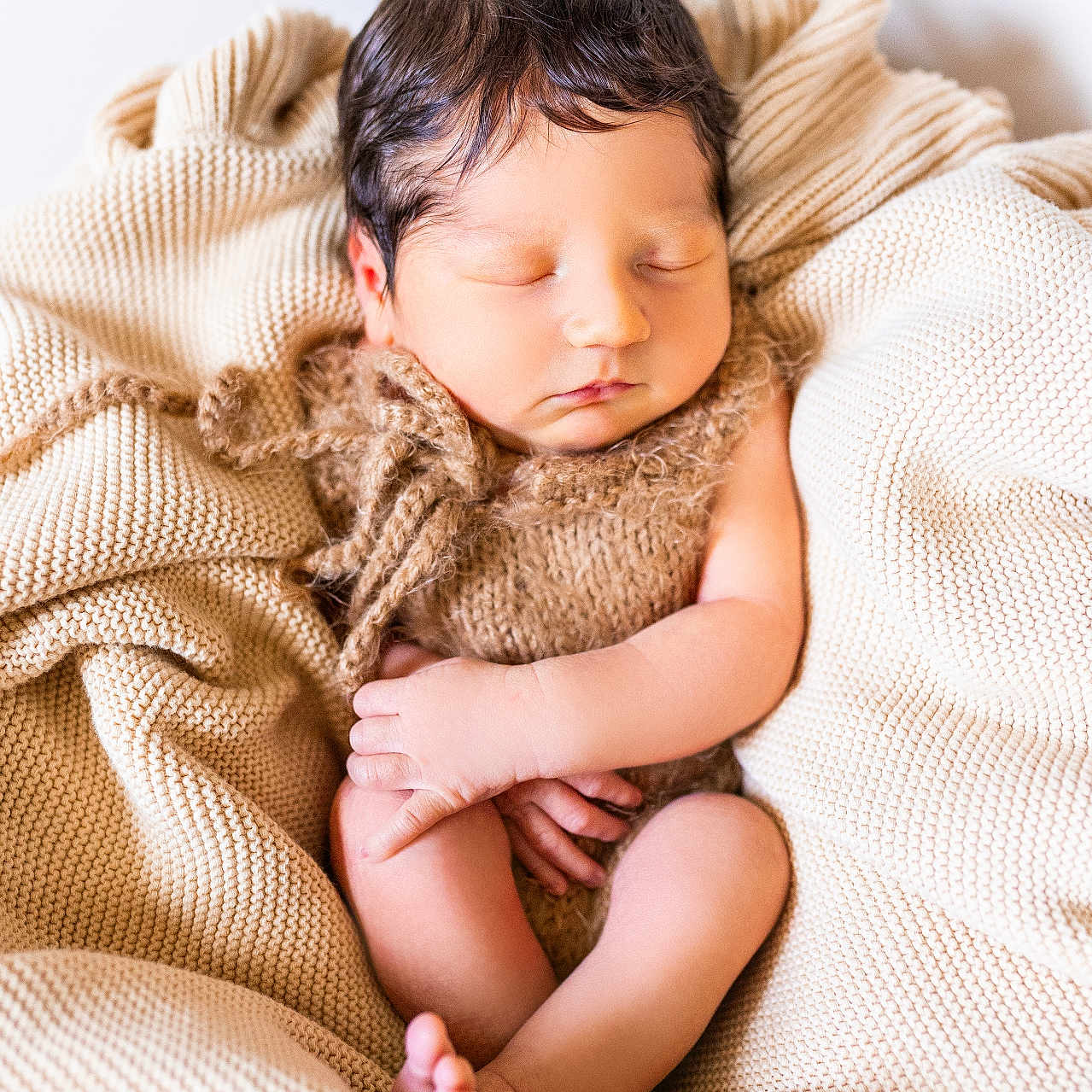 Caven joined the competition — help win amazing prizes! baby, blanket, child, cozy, cute, feet, hair, hands, head, indoors, infant, knitwear, newborn, peaceful, portrait, resting, skin, sleeping, soft, warm