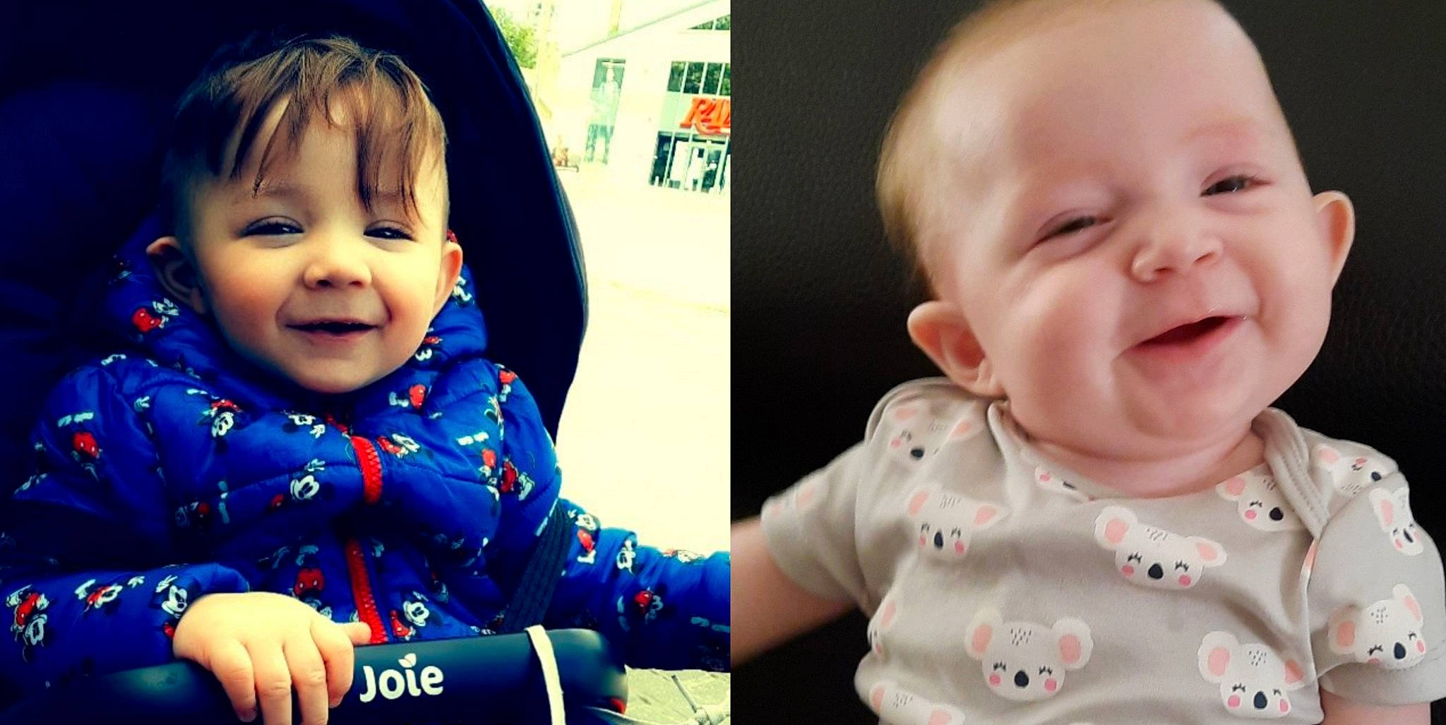 Maïna a rejoint le concours — aidez-le/la à gagner de superbes lots ! baby, baby_toddler_clothing, blue, cheek, chin, face, facial_expression, gesture, happy, head, human, iris, joy, nose, organ, outerwear, person, photograph, skin, sleeve