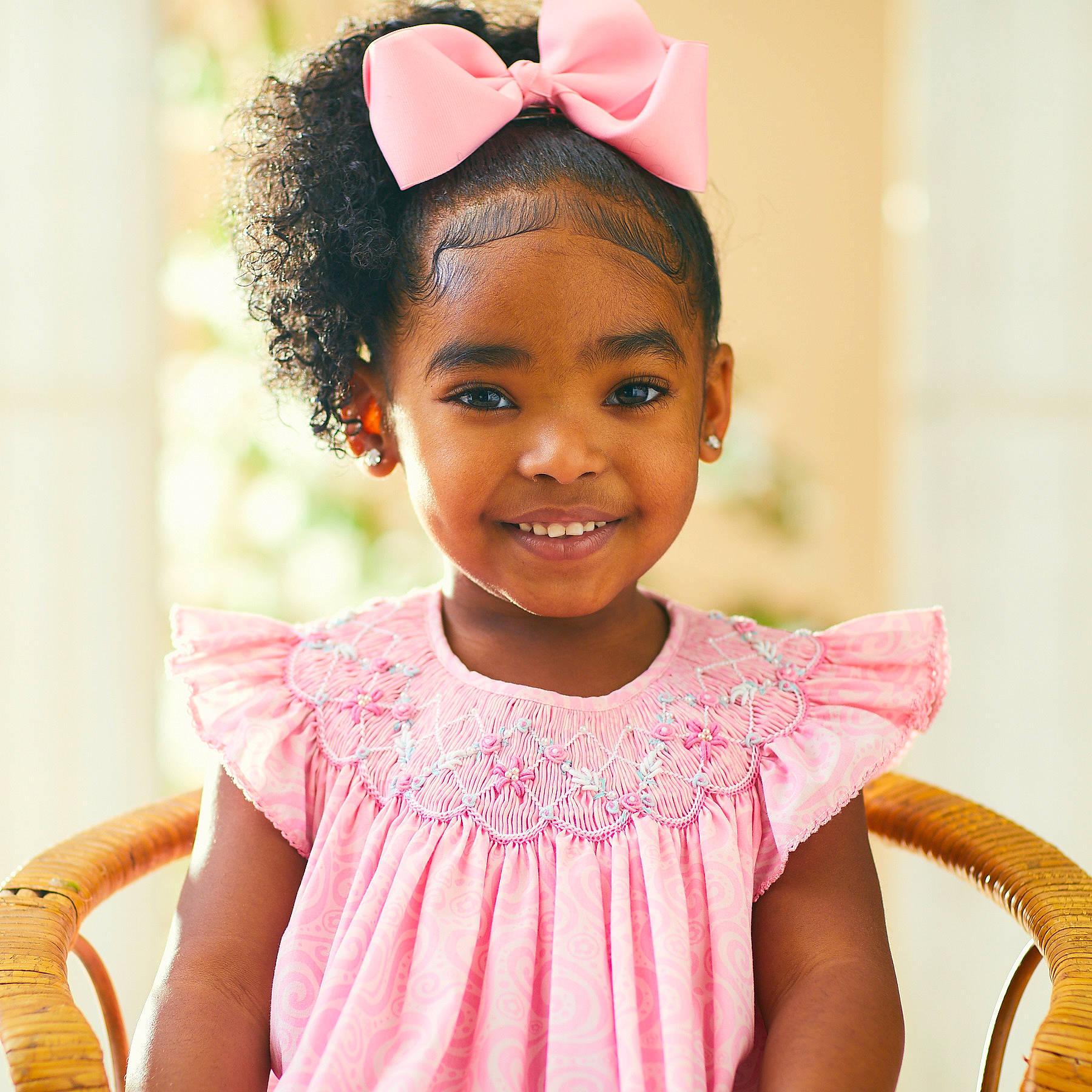 Laylani is registered to the contest to win money with this photo: beauty, child, child_model, ear, fashion_accessory, girl, hair_accessory, hair_coloring, headband, headgear, headpiece, joy, person, pink, skin, smile, toddler