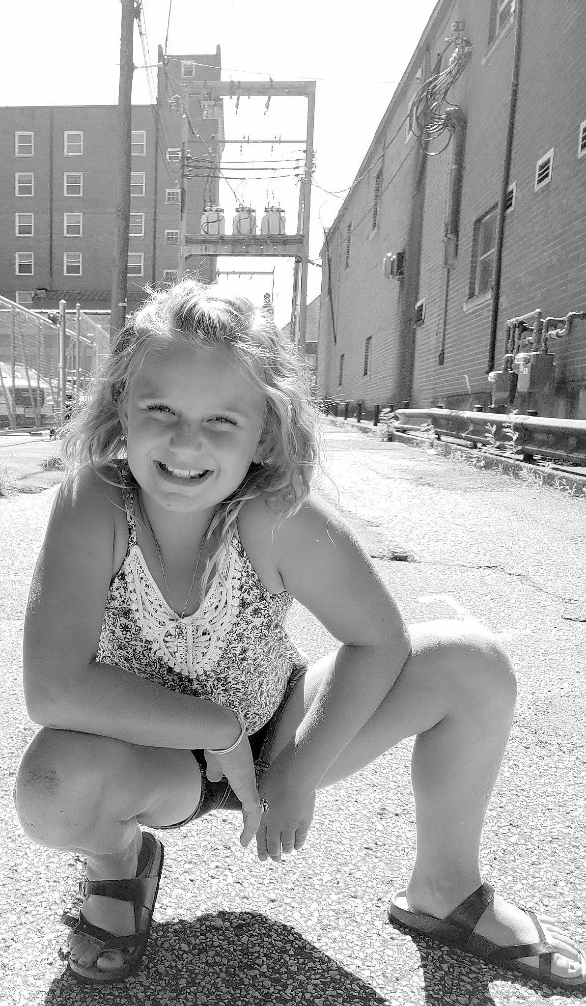 Makennah joined the competition — help win amazing prizes! black, black_and_white, facial_expression, fashion, flash_photography, footwear, hairstyle, happy, joint, joy, leg, people_in_nature, person, photograph, shoe, shoulder, smile, standing, street_fashion, style