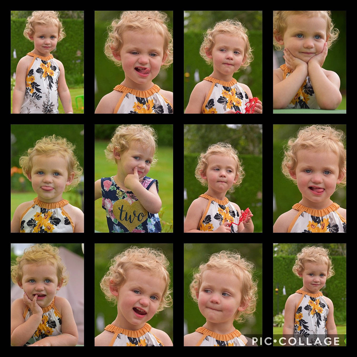 Suzie joined the competition — help win amazing prizes! art, baby_toddler_clothing, blue, child, chin, clothing, collage, facial_expression, hairstyle, human, joy, mammal, outerwear, pattern, person, plant, sharing, sleeve, smile, standing