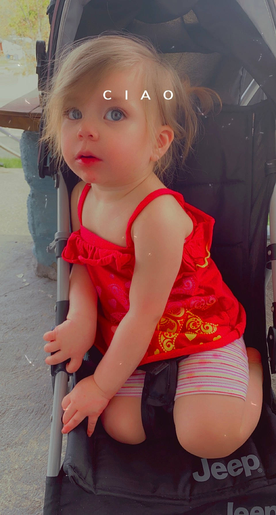 Valerie is registered to the contest to win money with this photo: baby_toddler_clothing, chest, eyelash, hair, hairstyle, happy, human_leg, joint, leg, lip, long_hair, magenta, neck, person, pink, shoulder, skin, thigh, toddler, trunk
