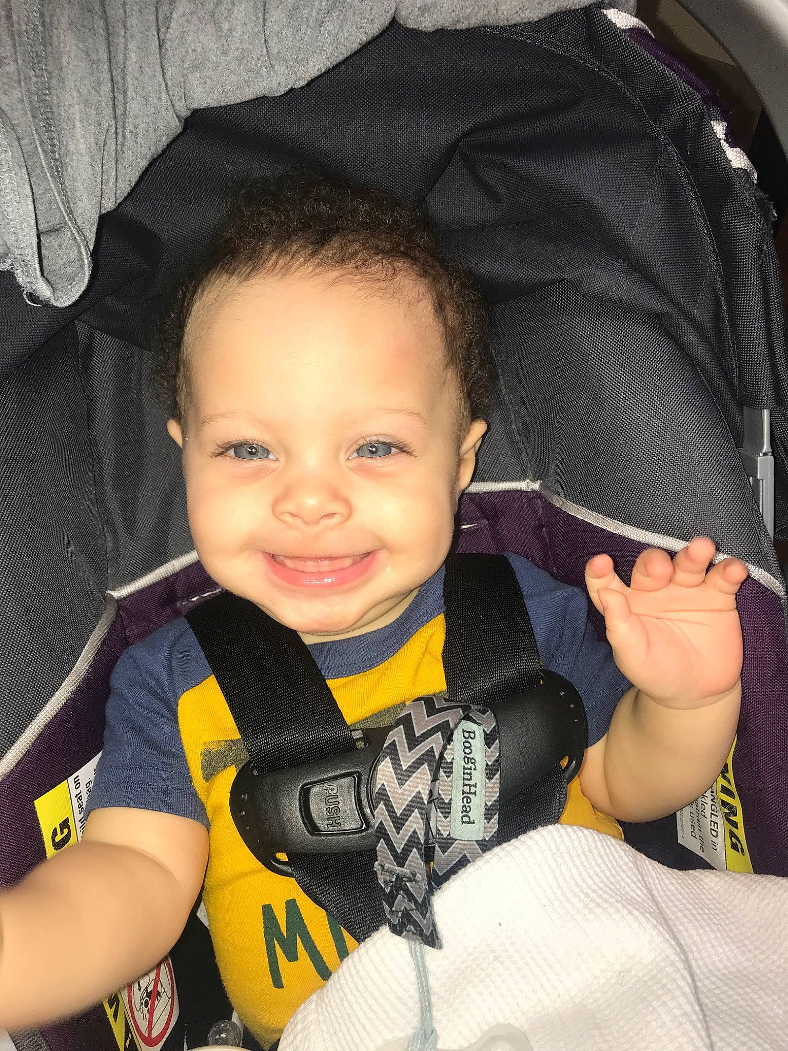 Kallel joined the competition — help win amazing prizes! auto_part, baby, baby_carriage, baby_in_car_seat, car_seat, cheek, child, cool, head, joy, person, product, seat_belt, skin, smile, toddler